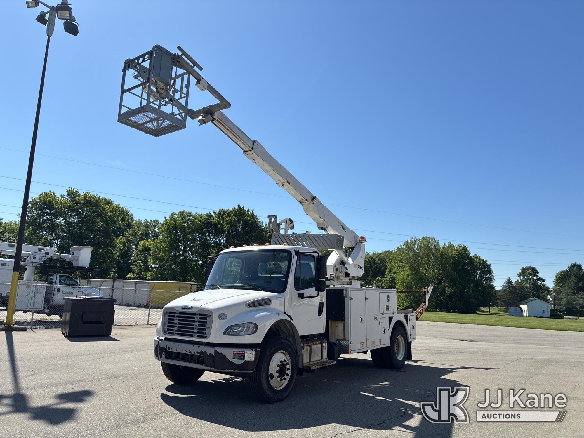 Altec T40P, Telescopic Cable Placing Bucket Truck rear mounted on 2018 M2-106 Freightliner Utility Truck