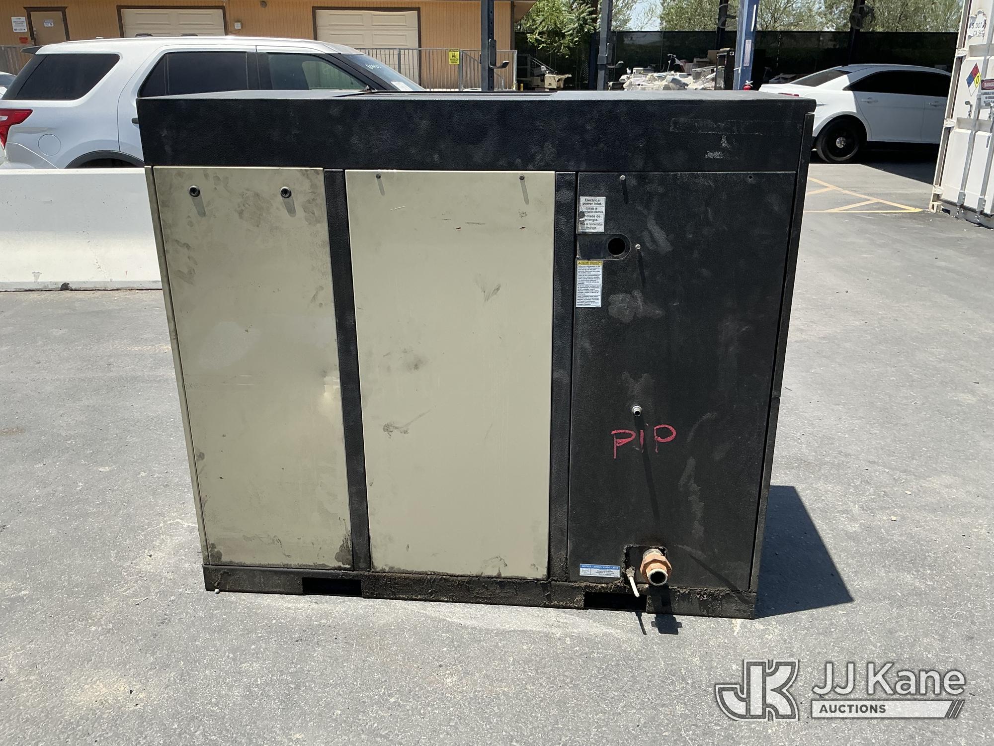 Ingersoll Rand Rotary Screw Air Compressor (Used) NOTE: This unit is being sold AS IS/WHERE IS via Timed Auction and is located in Jurupa Valley