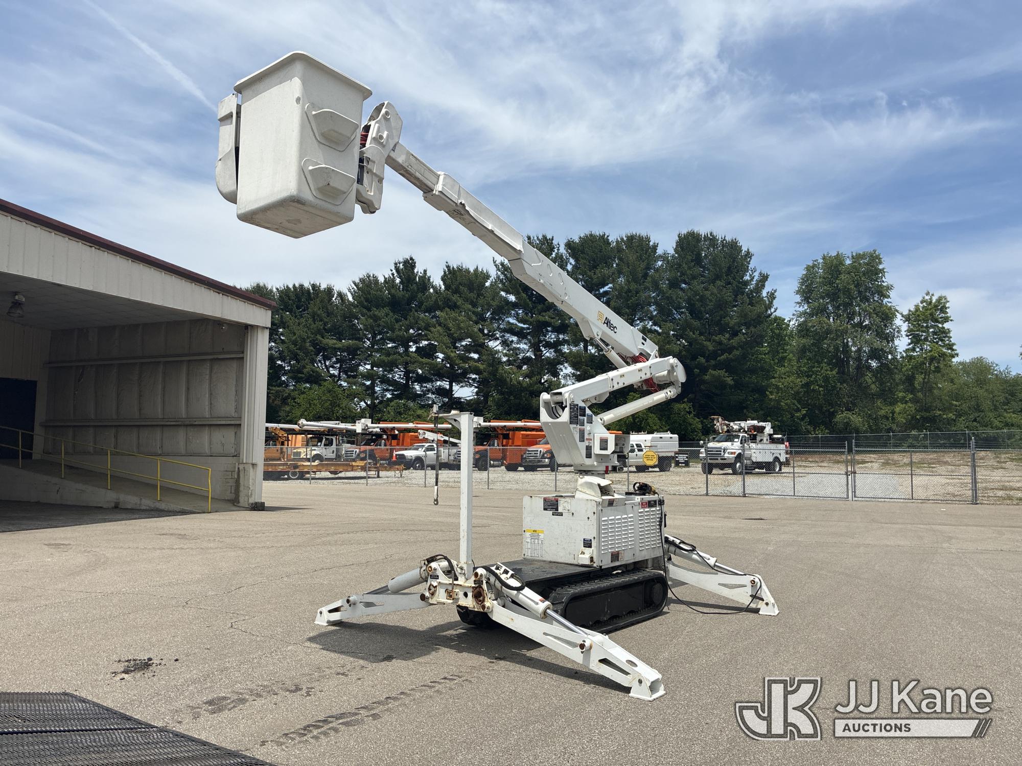 Altec AT37GW, Articulating & Telescopic Bucket mounted on 2019 Altec Crawler Back Yard Carrier, To Be Sold With Lot# AT229 (Equipment and trailer price will be split out on invoice to reflect 80/20, equipment to trailer price ratio for tax purposes)