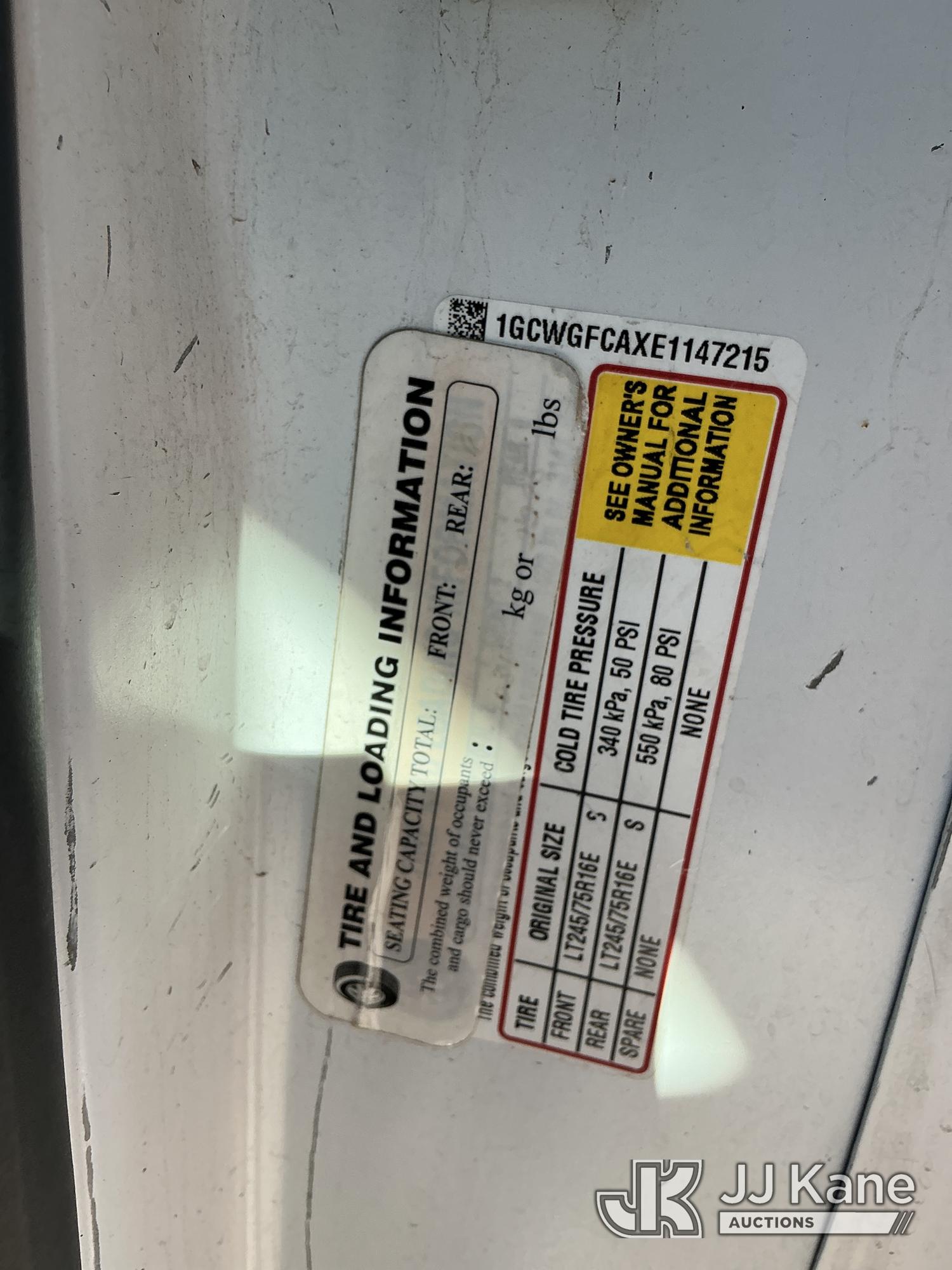 2014 Chevrolet EXPRESS G2500