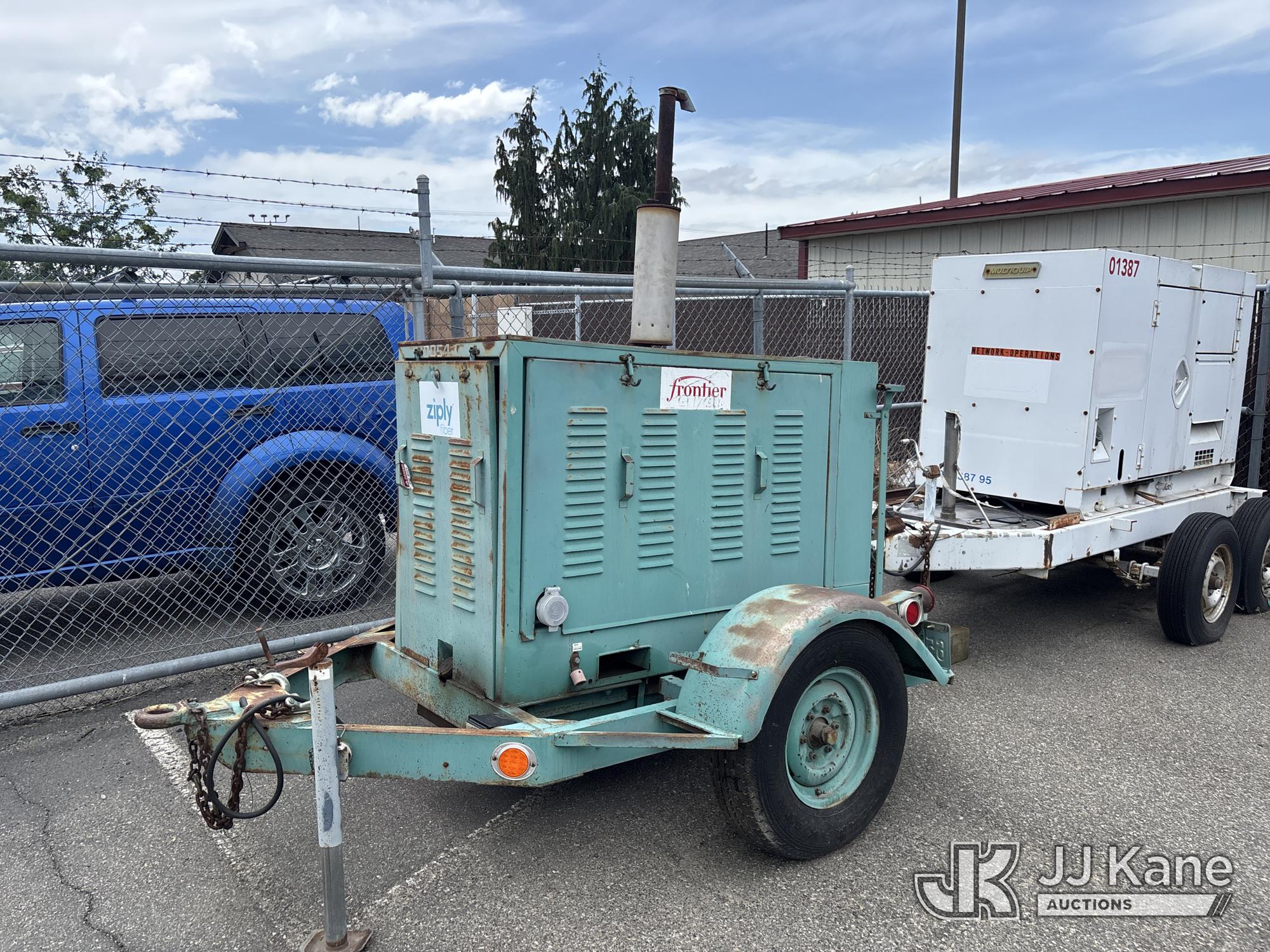 1960 Shtky Portable Generator, Trailer Mounted
