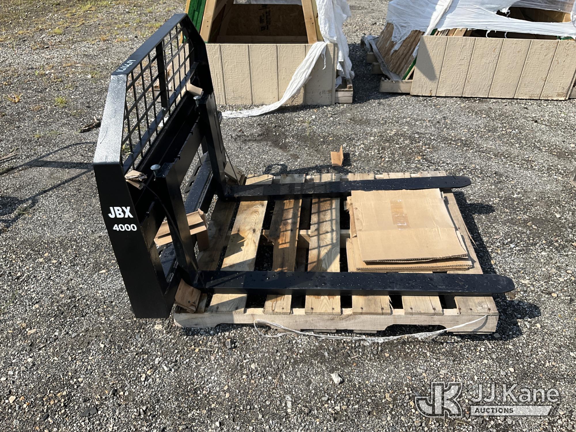 JBX 4000 48 in. Skid Steer Fork Attachment