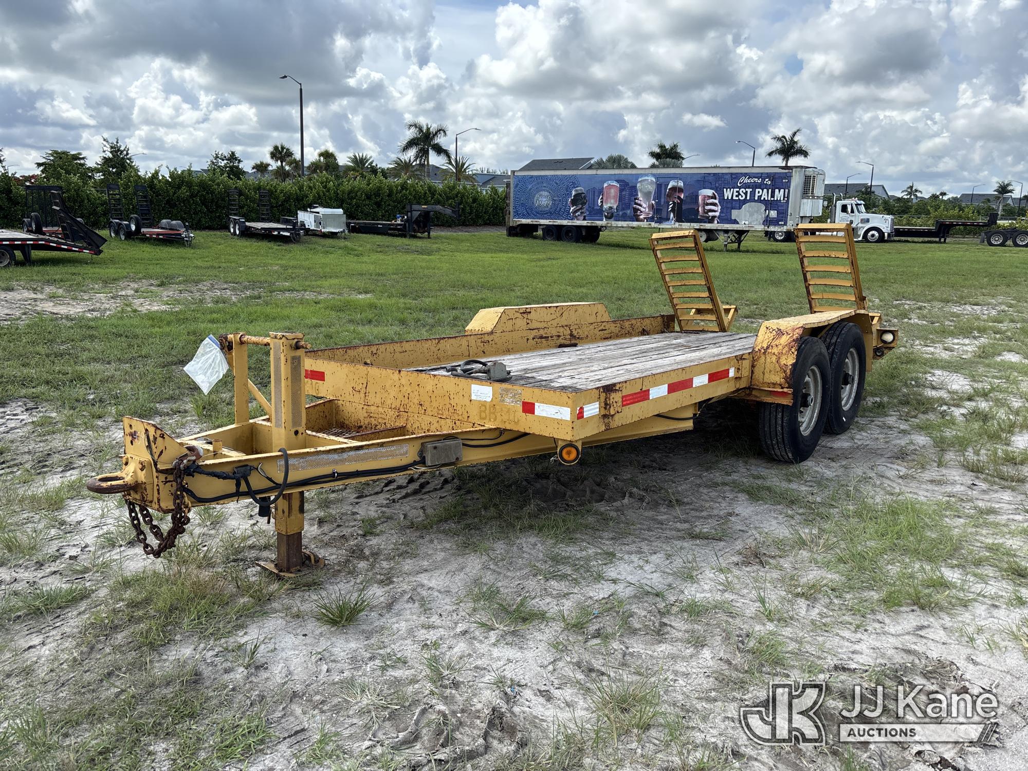 1999 CUSM T/A Tagalong Equipment Trailer