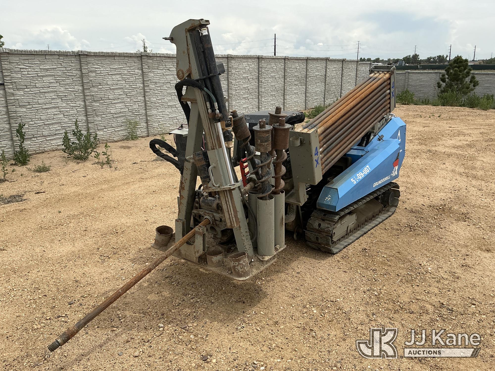 Grundo Drill 4X Directional Boring Machine, Selling With Trailer, Item # 1616886. (Equipment & Trailer Price Will Be Split Out On Invoice To Reflect 80/20, Equipment To Trailer Price Ratio For Tax Purposes.)