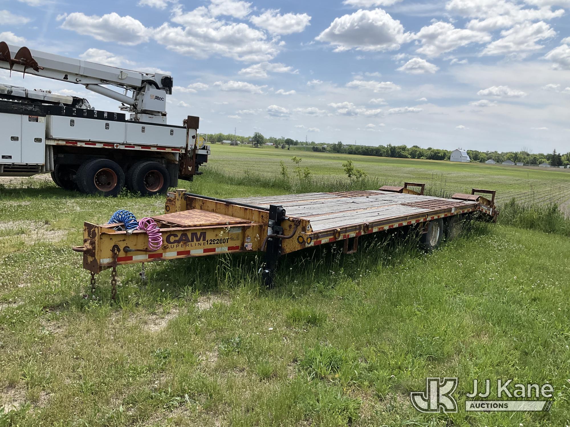 2012 CAM T/A Tagalong Flatbed Trailer
