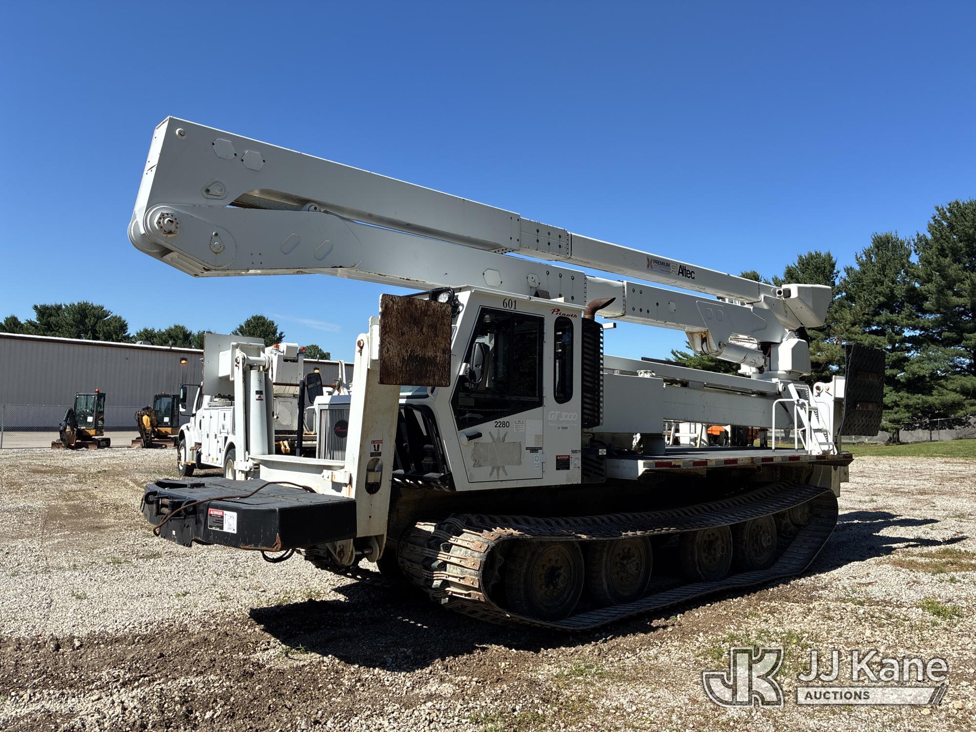 Altec A77-TE93, Articulating & Telescopic Bucket Truck mounted on 2009 Prinoth GT3000 All-Terrain Track Machine