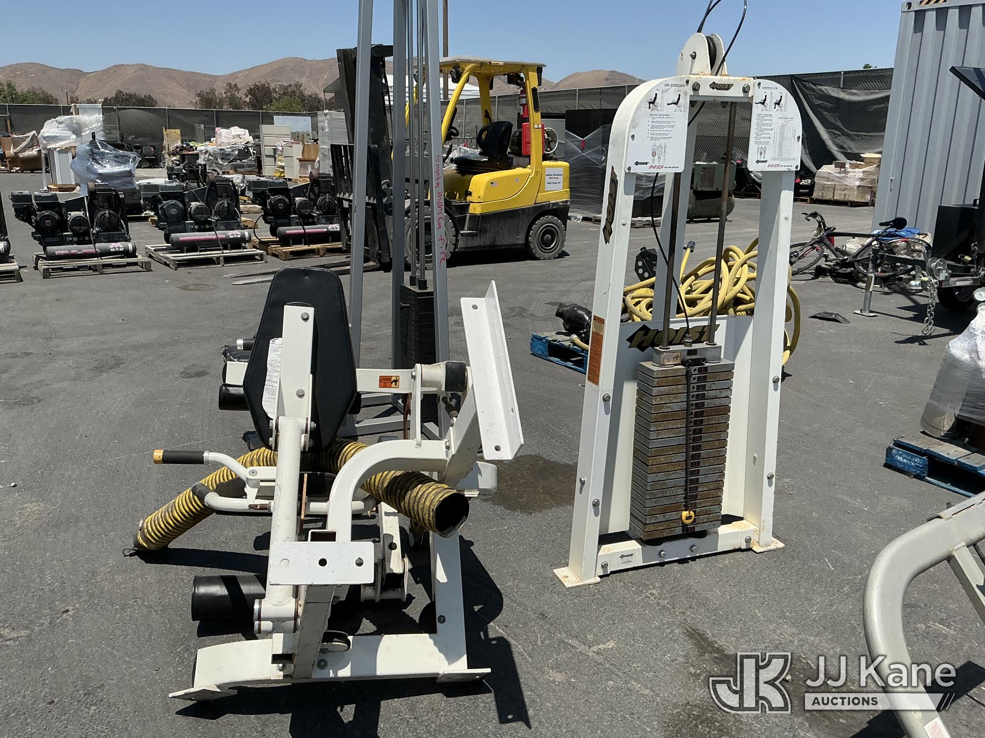 Hoist Leg Extension Machine (Used) NOTE: This unit is being sold AS IS/WHERE IS via Timed Auction and is located in Jurupa Valley