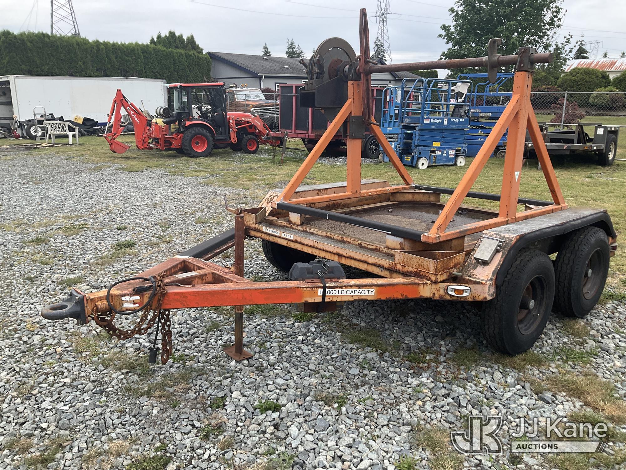 1981 STRNG T/A Reel/Material Trailer