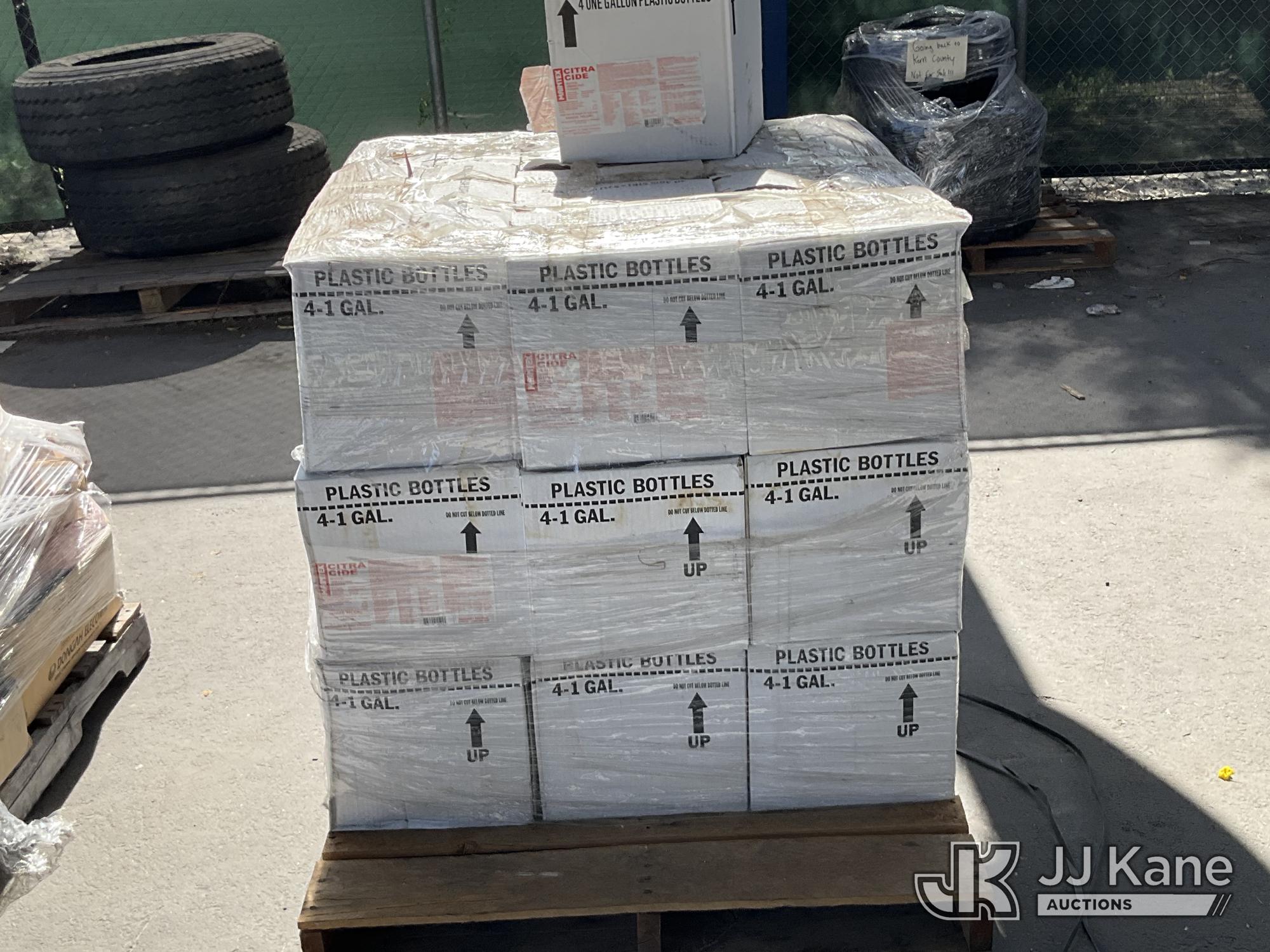 (1 Pallet) 4-1 Gal Plastic Bottles Citra Cide (Sealed In Box ) NOTE: This unit is being sold AS IS/WHERE IS via Timed Auction and is located in Jurupa Valley