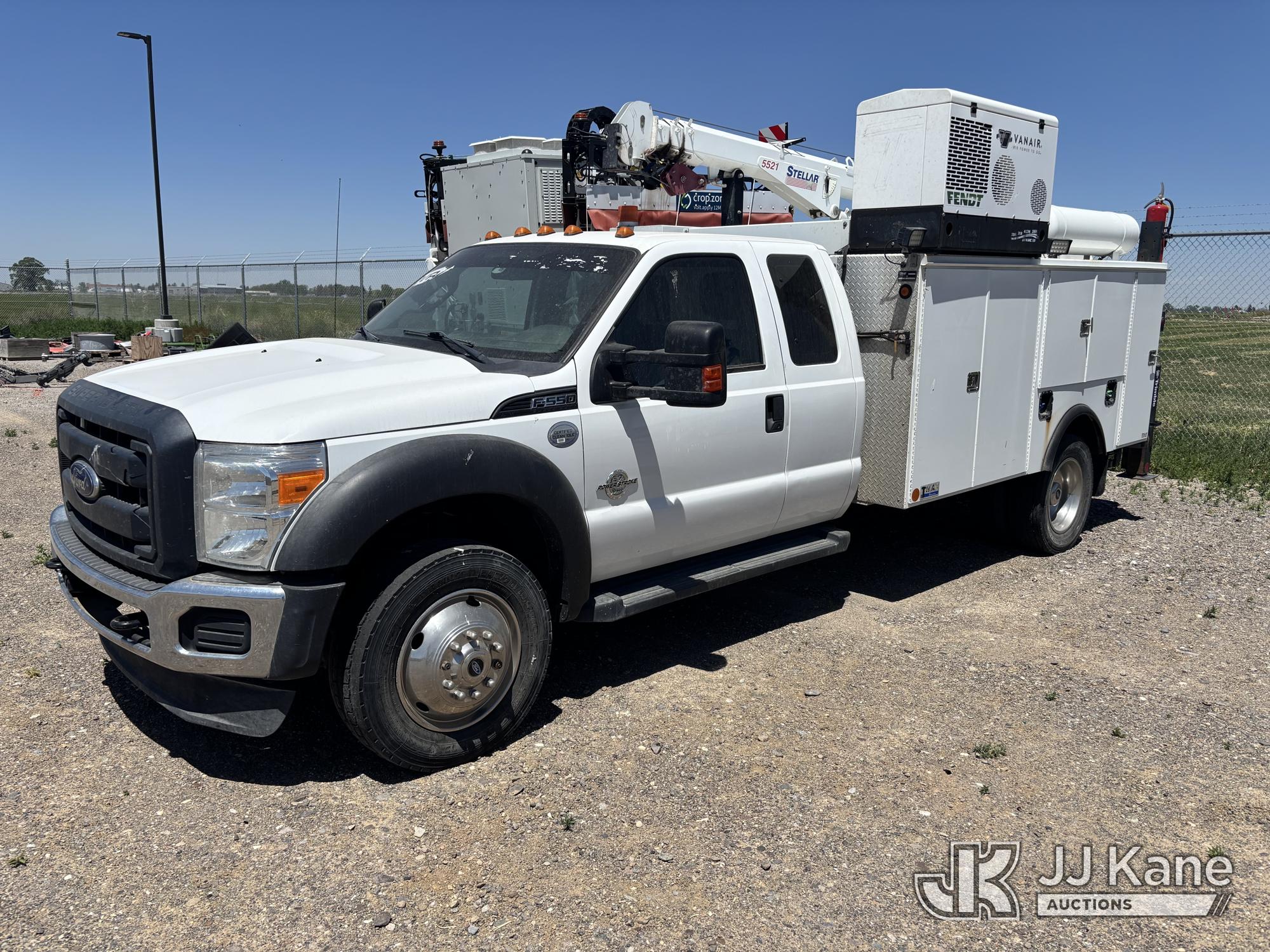 2014 Ford F-550 Mechanics Service Truck, Any Items Tools/Parts Seen In Cabinets Of Service Bed May Not Be Included.