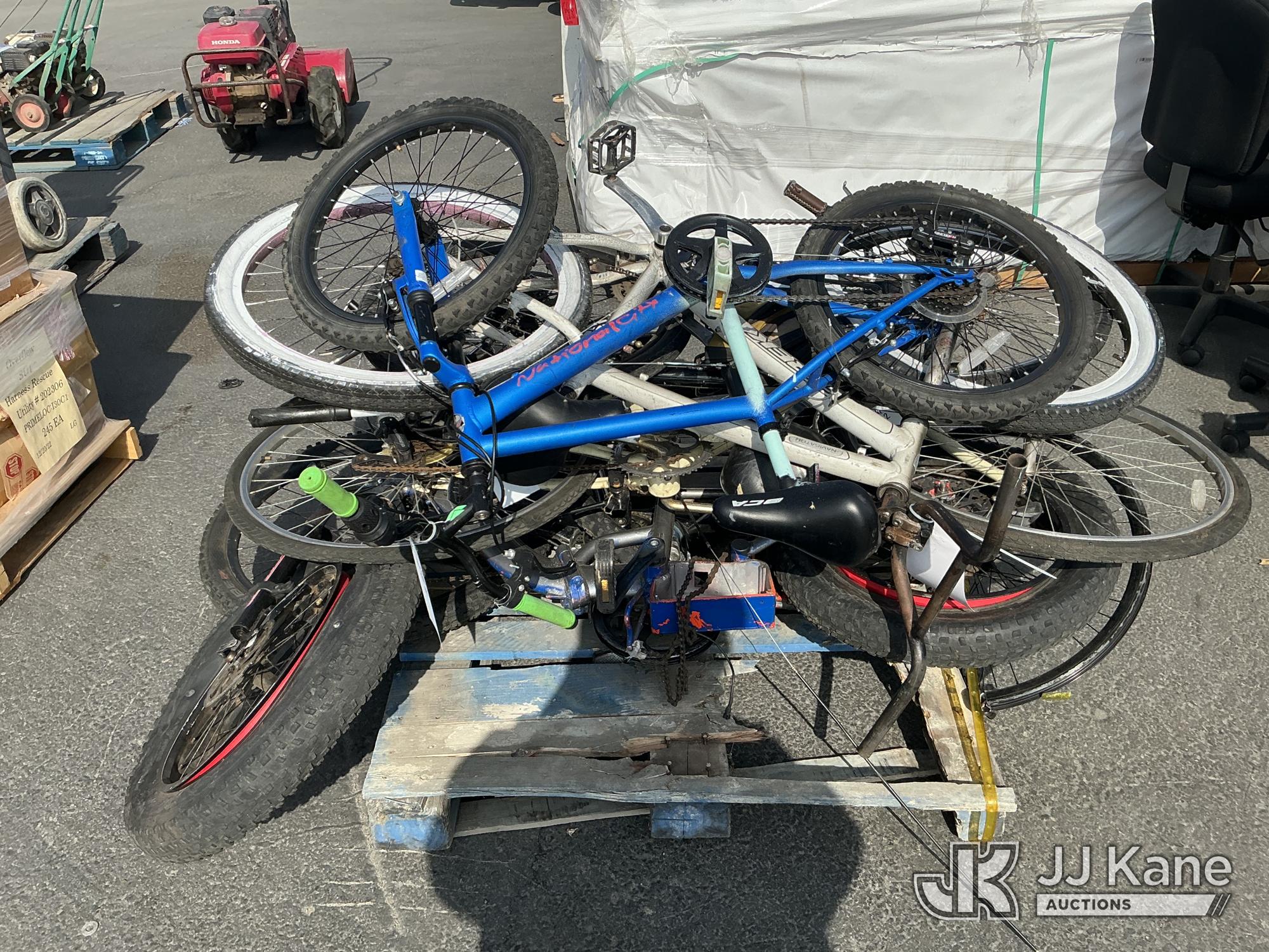 (1 Pallet) of Bicycles (Used) NOTE: This unit is being sold AS IS/WHERE IS via Timed Auction and is located in Jurupa Valley