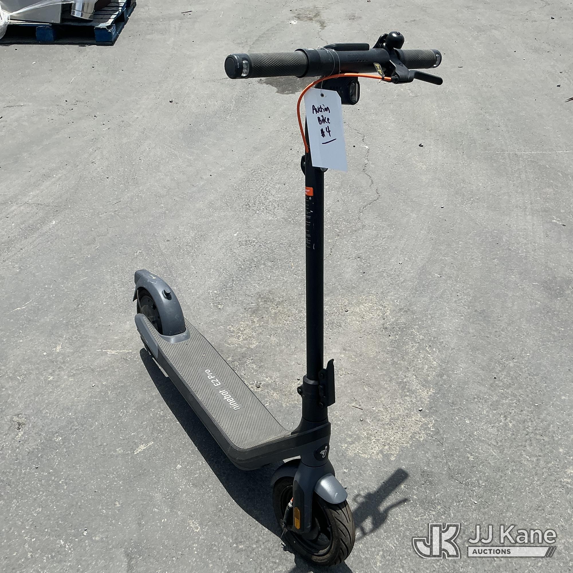 Ninebot e-scooter No Keys