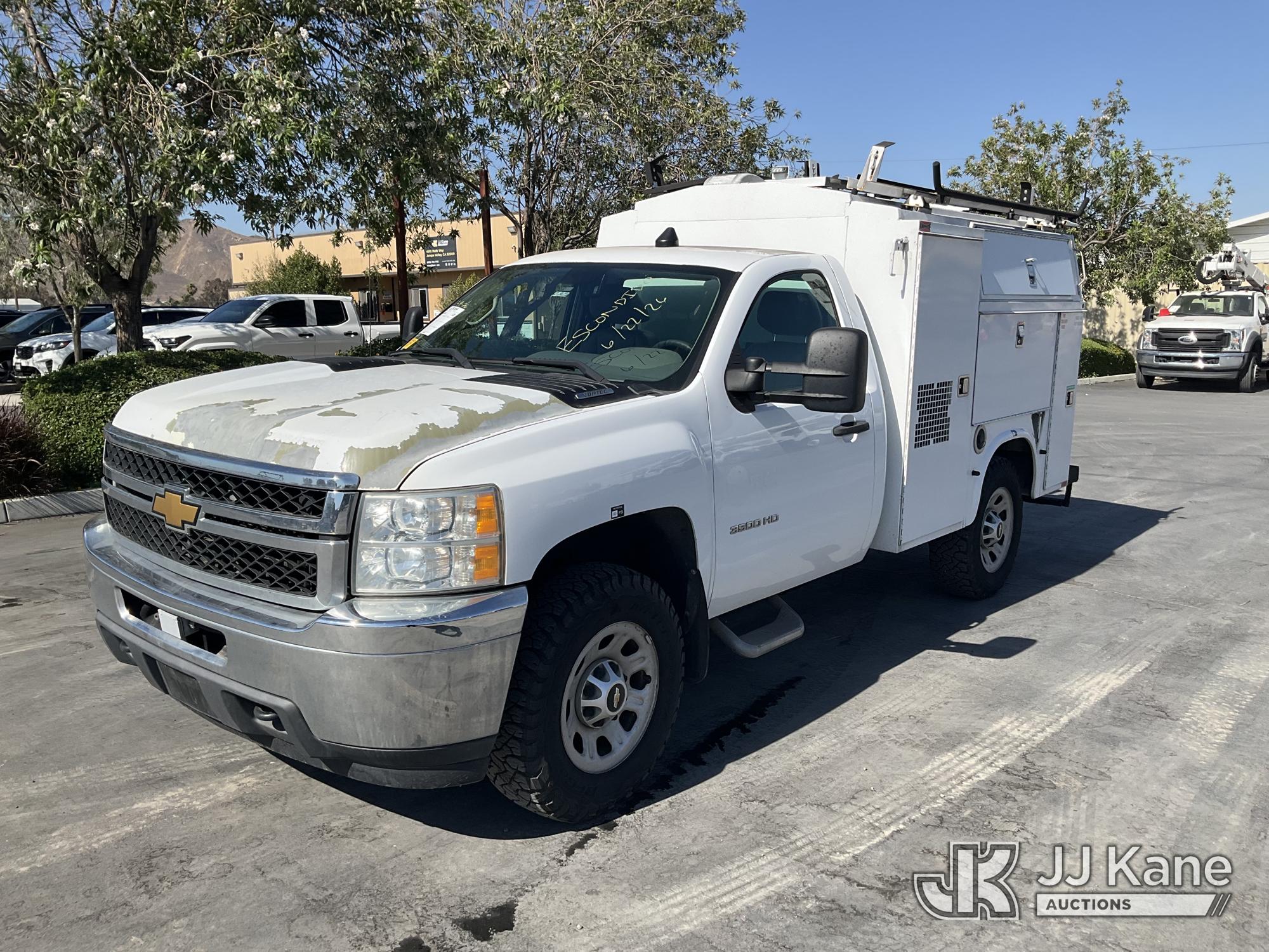 2013 Chevrolet Silverado 3500HD Work Truck Long Box Enclosed Service Truck