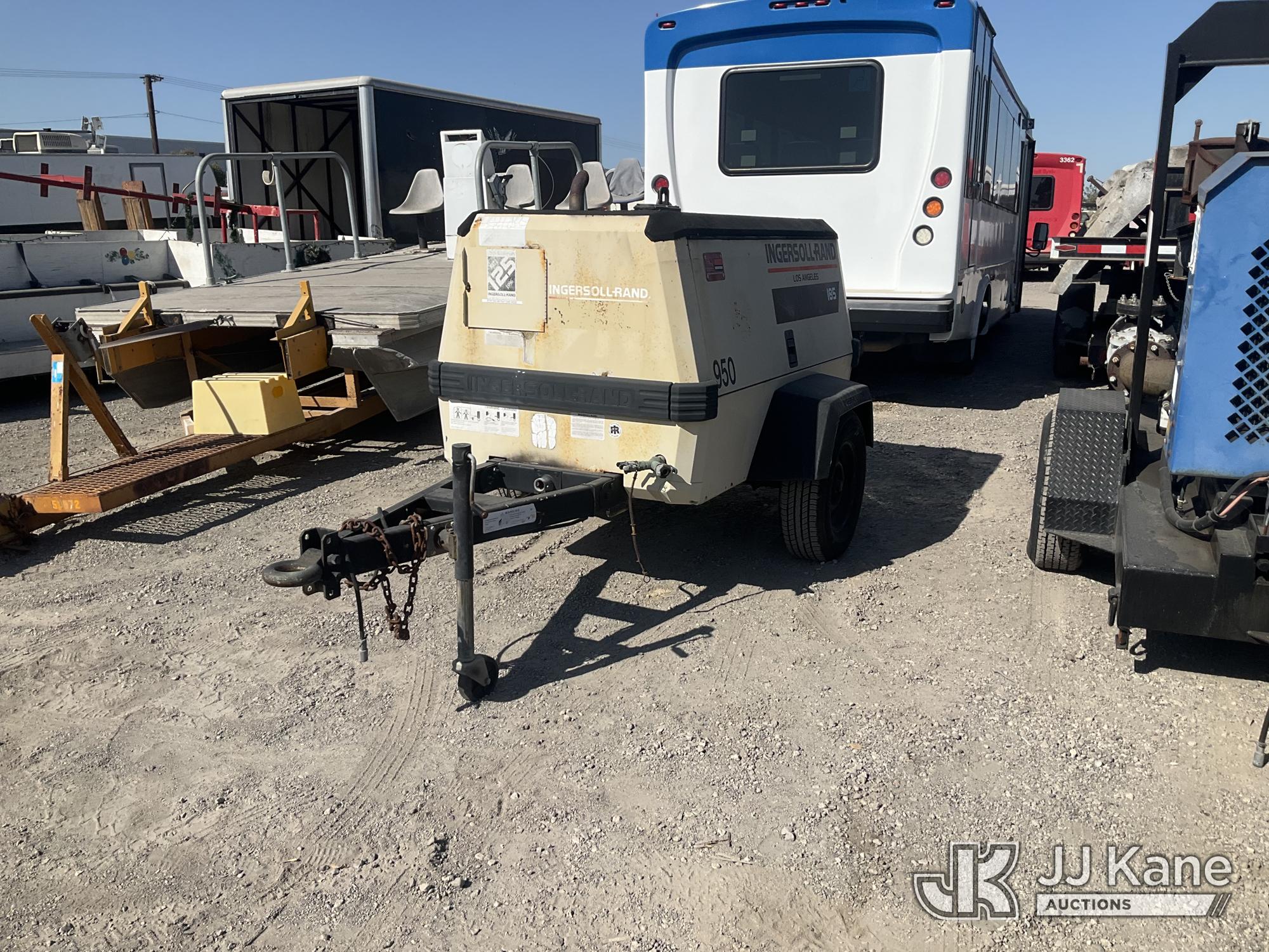 1997 Ingersoll Portable Air Compressor, Trailer Mount