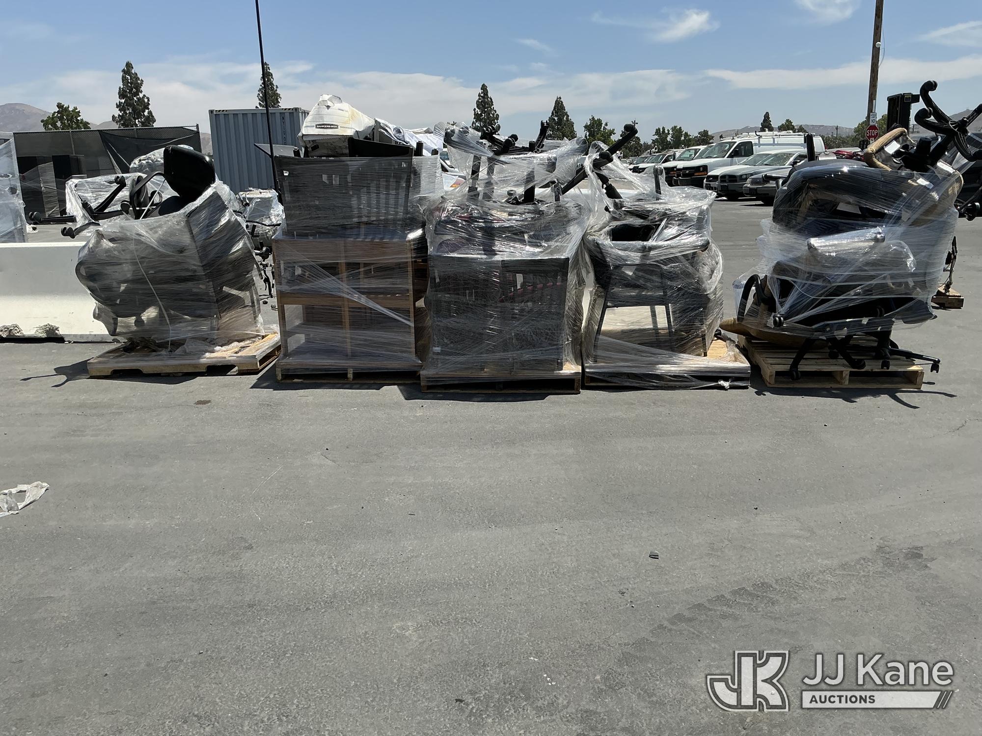 (5 Pallets) Chairs (Used) NOTE: This unit is being sold AS IS/WHERE IS via Timed Auction and is located in Jurupa Valley