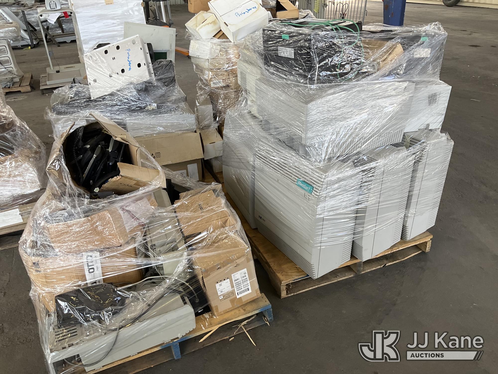 (2 Pallets) Electronics (Used) NOTE: This unit is being sold AS IS/WHERE IS via Timed Auction and is located in Jurupa Valley