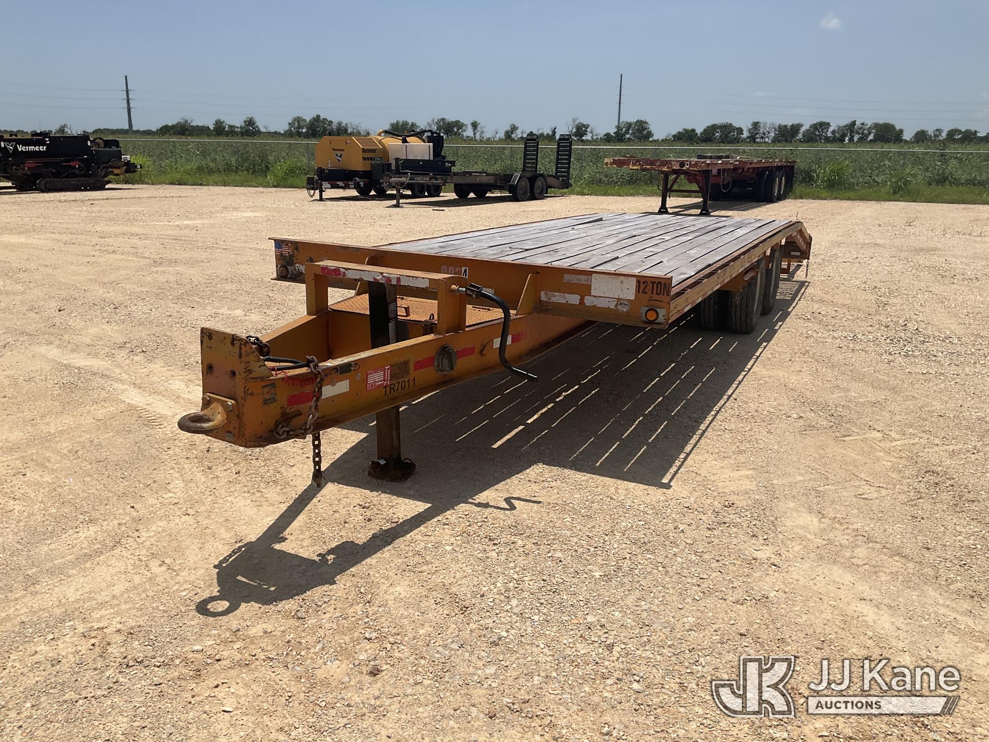 2015 Hudson Brothers HTD18C S/A Tagalong Flatbed Trailer