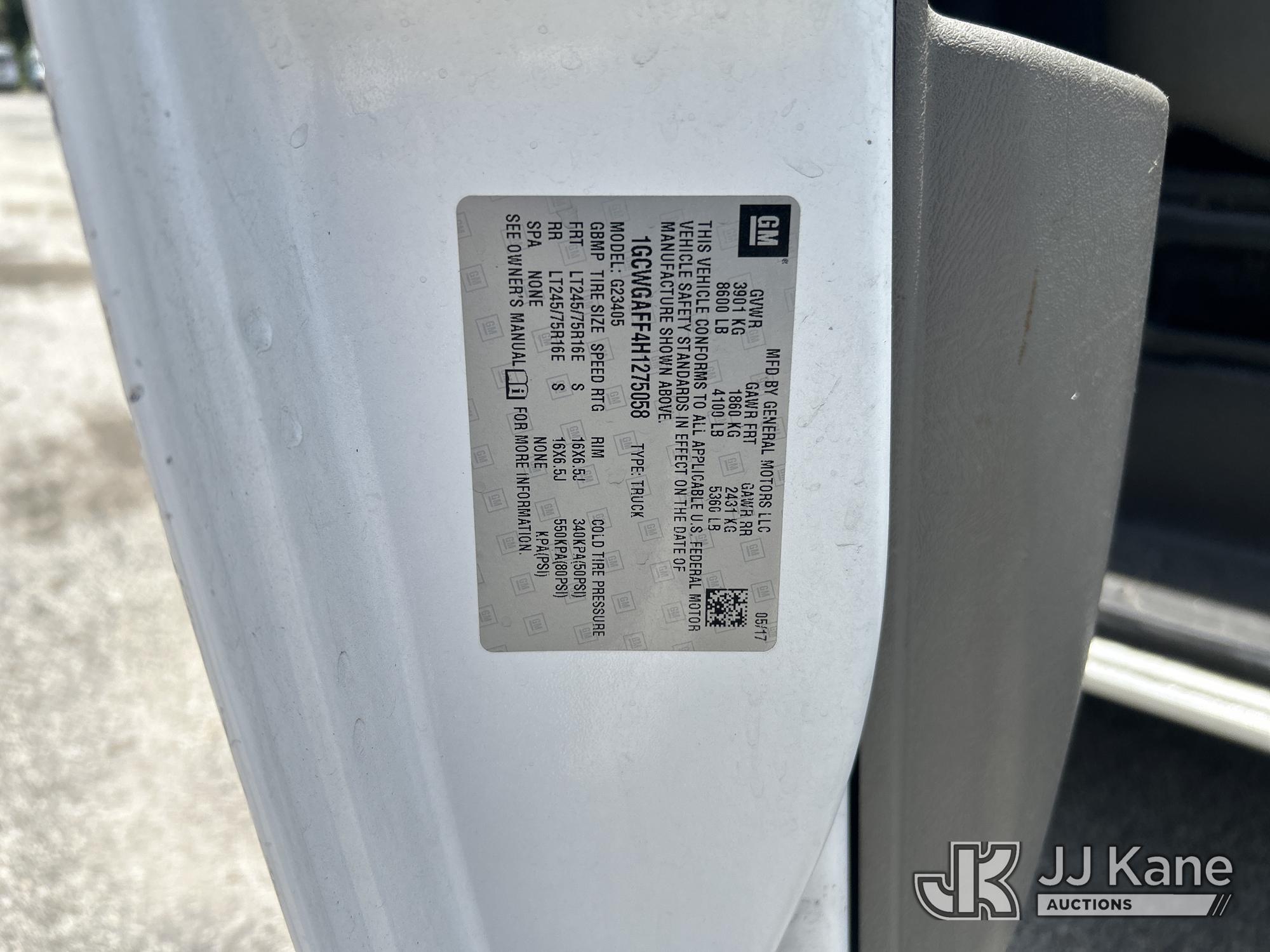 2017 Chevrolet EXPRESS 2500