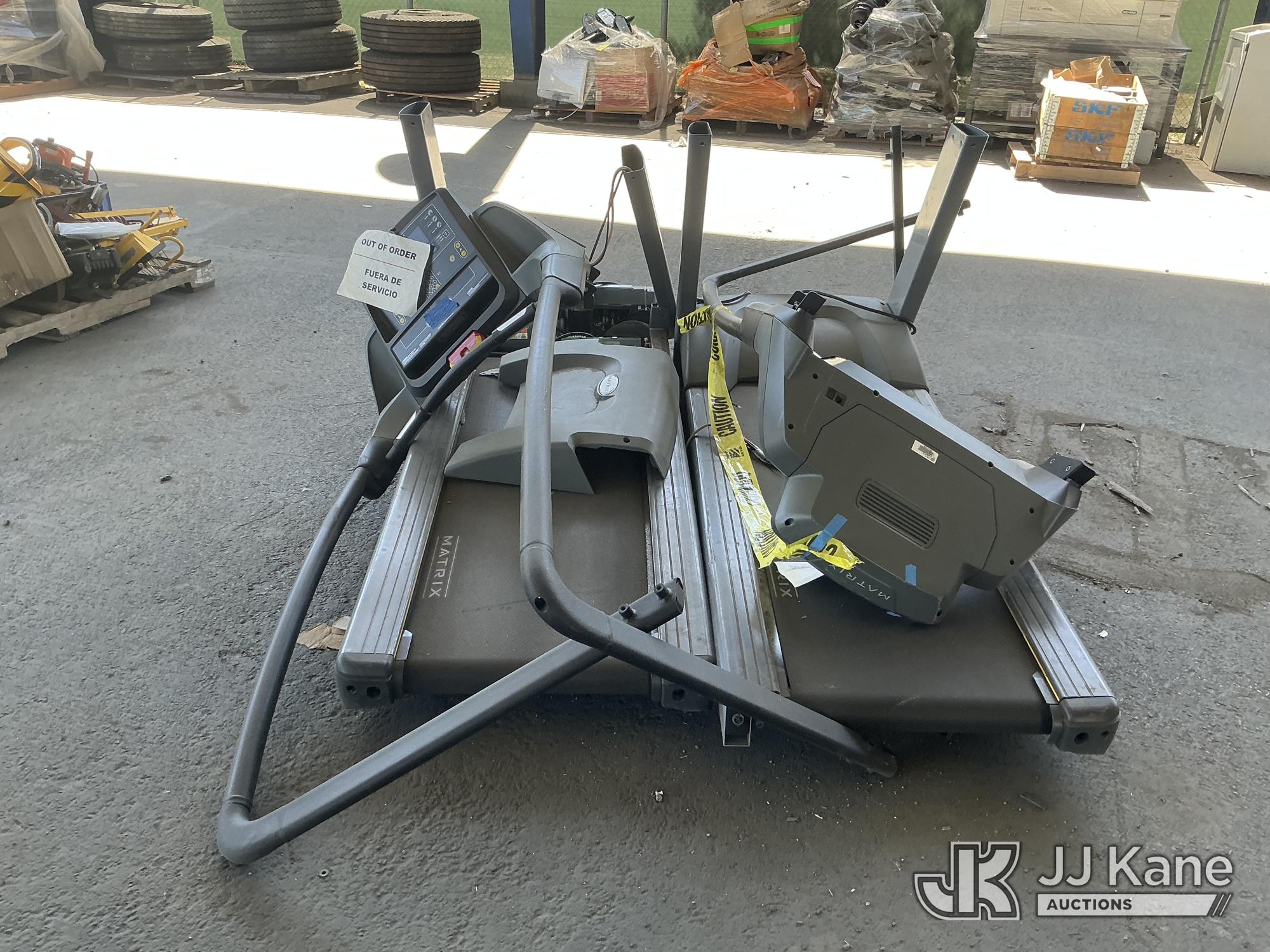 (2) Matrix Treadmills (Used) NOTE: This unit is being sold AS IS/WHERE IS via Timed Auction and is located in Jurupa Valley