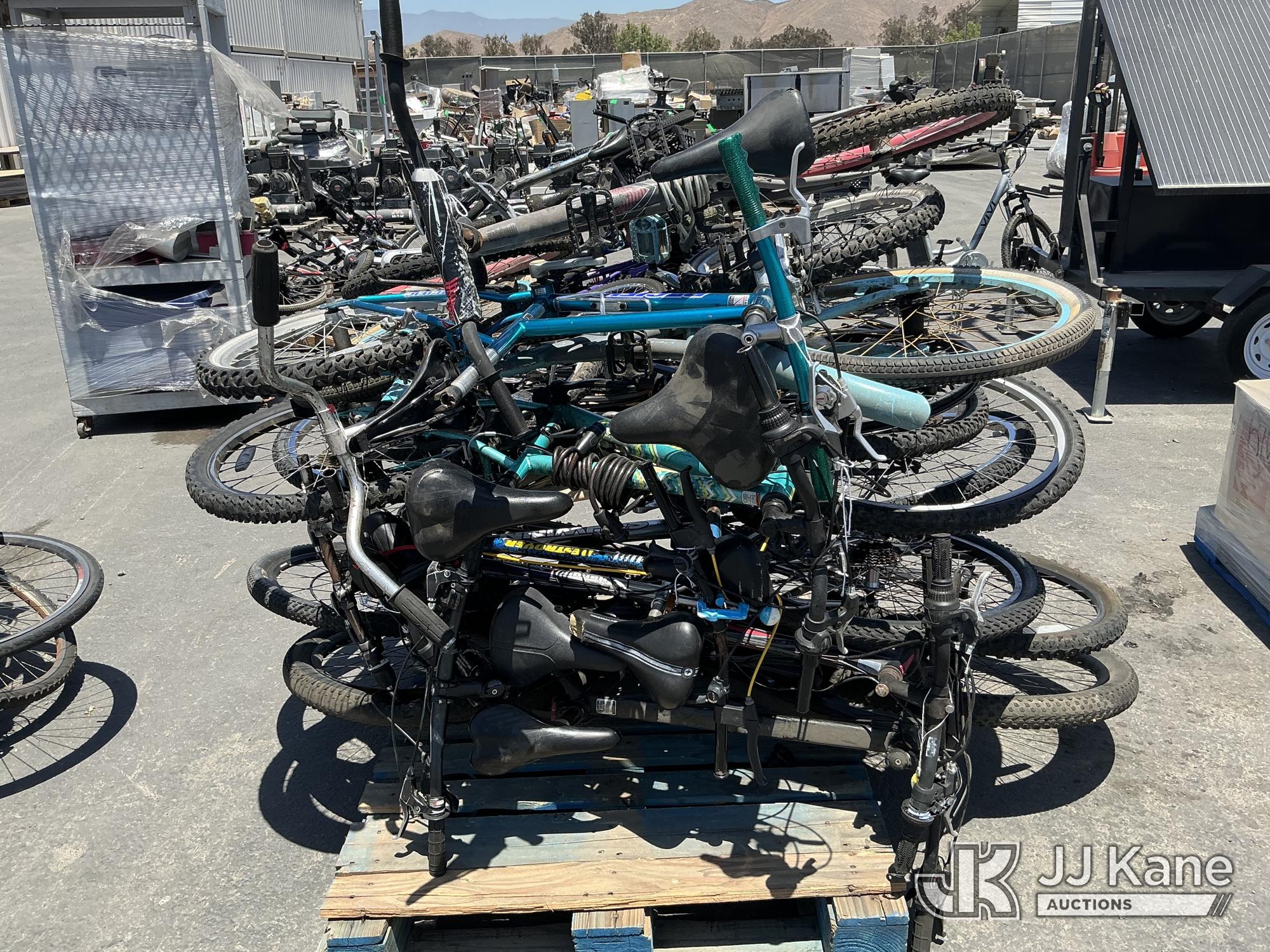 (1 Pallet) Bicycles (Used) NOTE: This unit is being sold AS IS/WHERE IS via Timed Auction and is located in Jurupa Valley