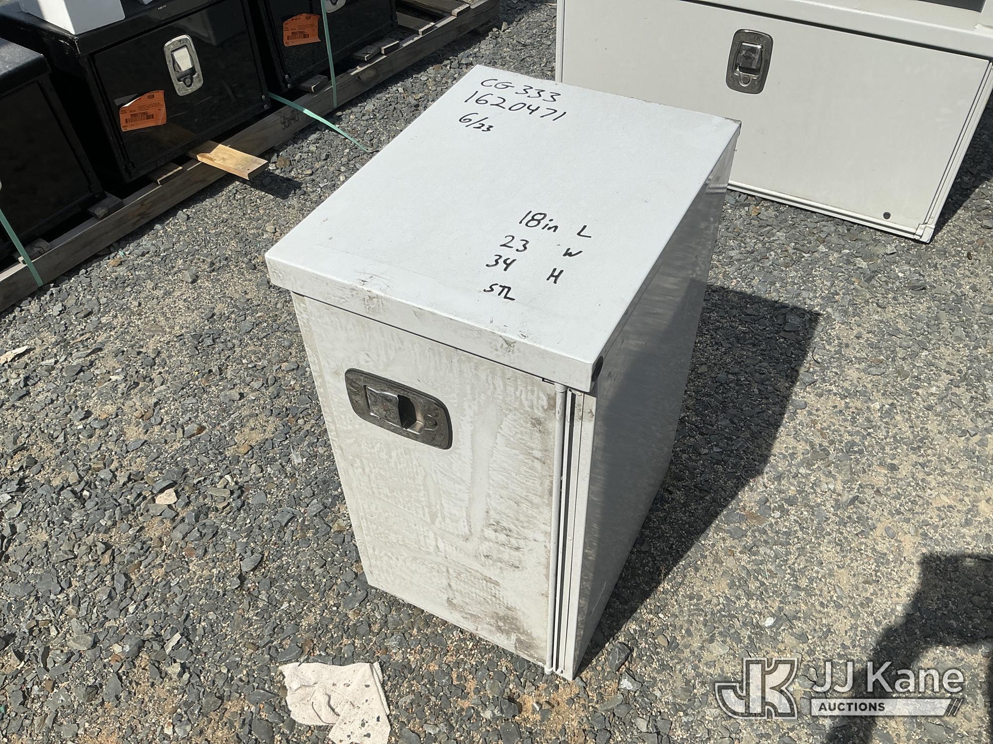 Qty (8) Aluminum & Steel Tool Box’s Multiple Sizes (New/Unused) NOTE: This unit is being sold AS IS/WHERE IS via Timed Auction and is located in China Grove
