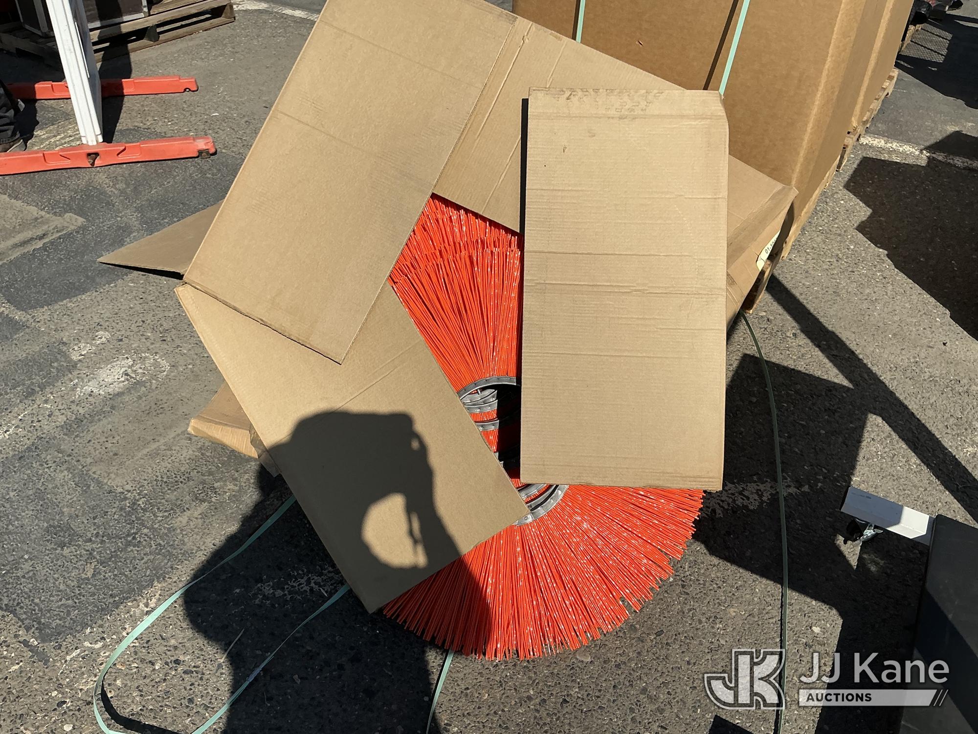 Pallet Of 10 x 32 Poly Wafer Sweeper Brush Attachments (Used)(Conditions Unknown ) NOTE: This unit is being sold AS IS/WHERE IS via Timed Auction and is located in Dixon