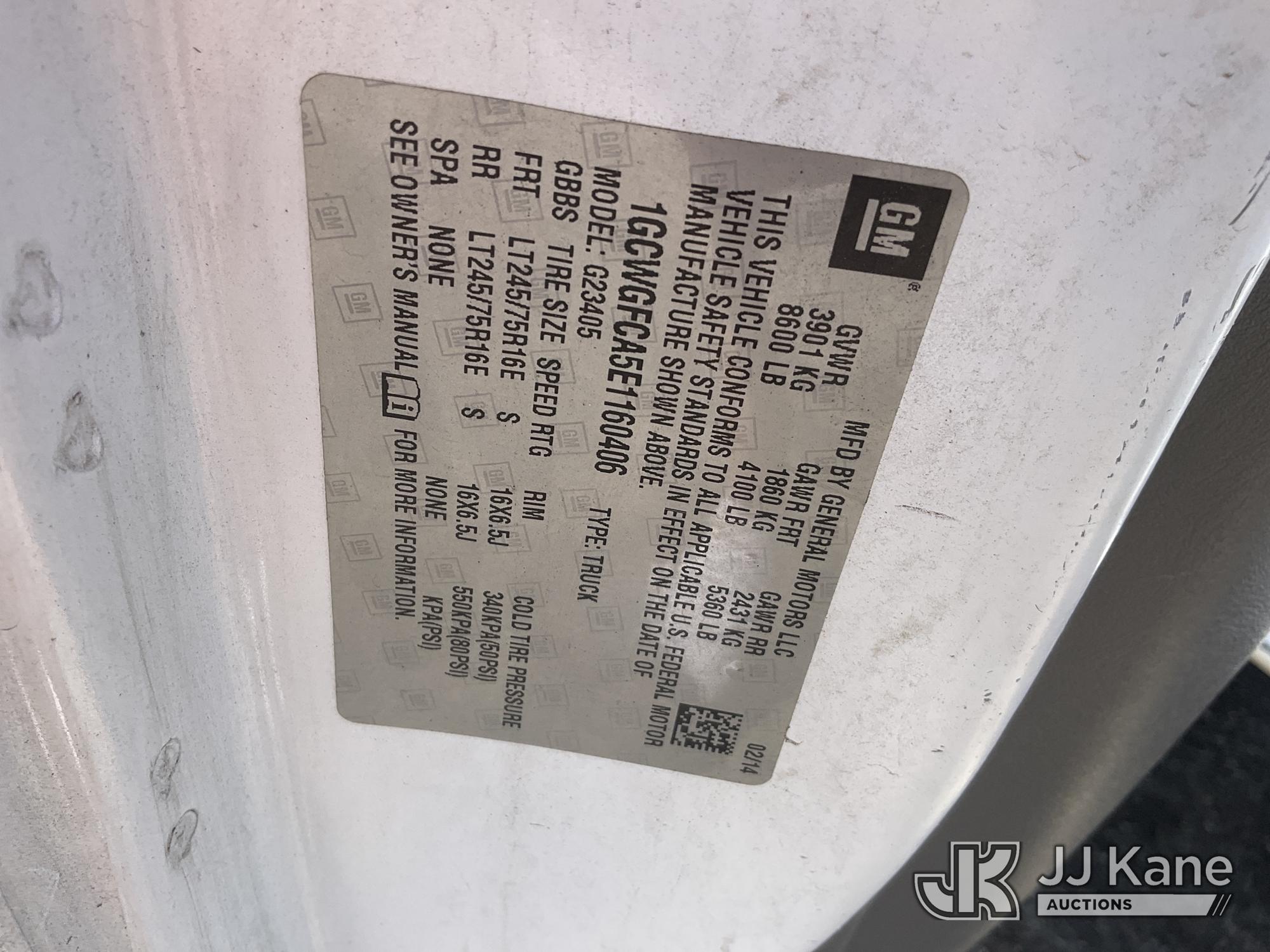 2014 Chevrolet Express G2500