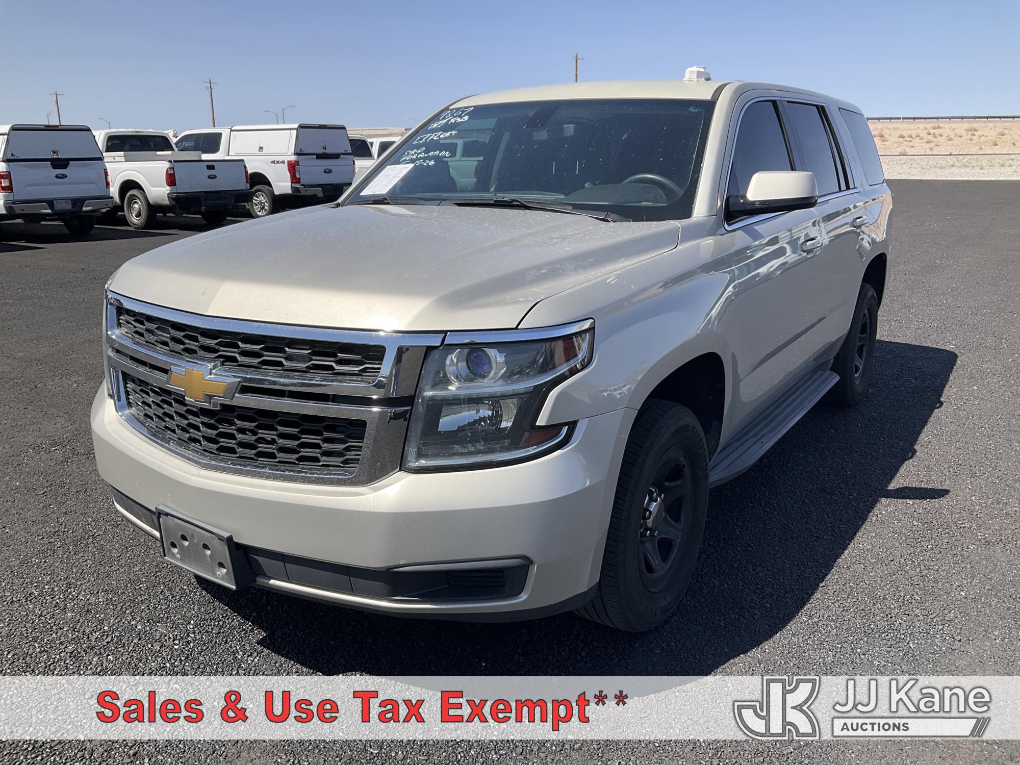 2015 Chevrolet Tahoe Police Package 4x4 4-Door Sport Utility Vehicle