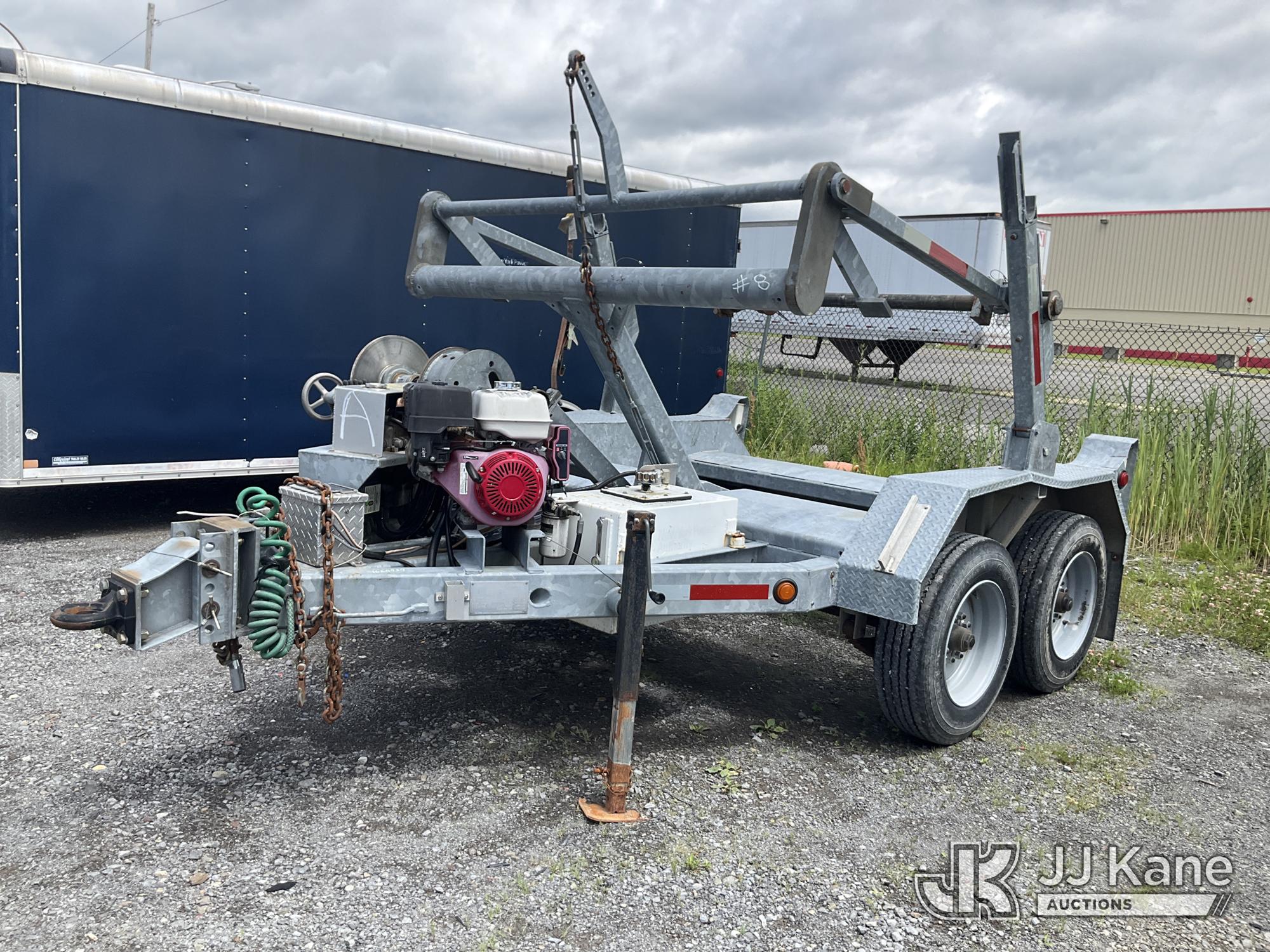 2011 Allengheny RCSLH-9T T/A Galvanized Material/Reel Trailer