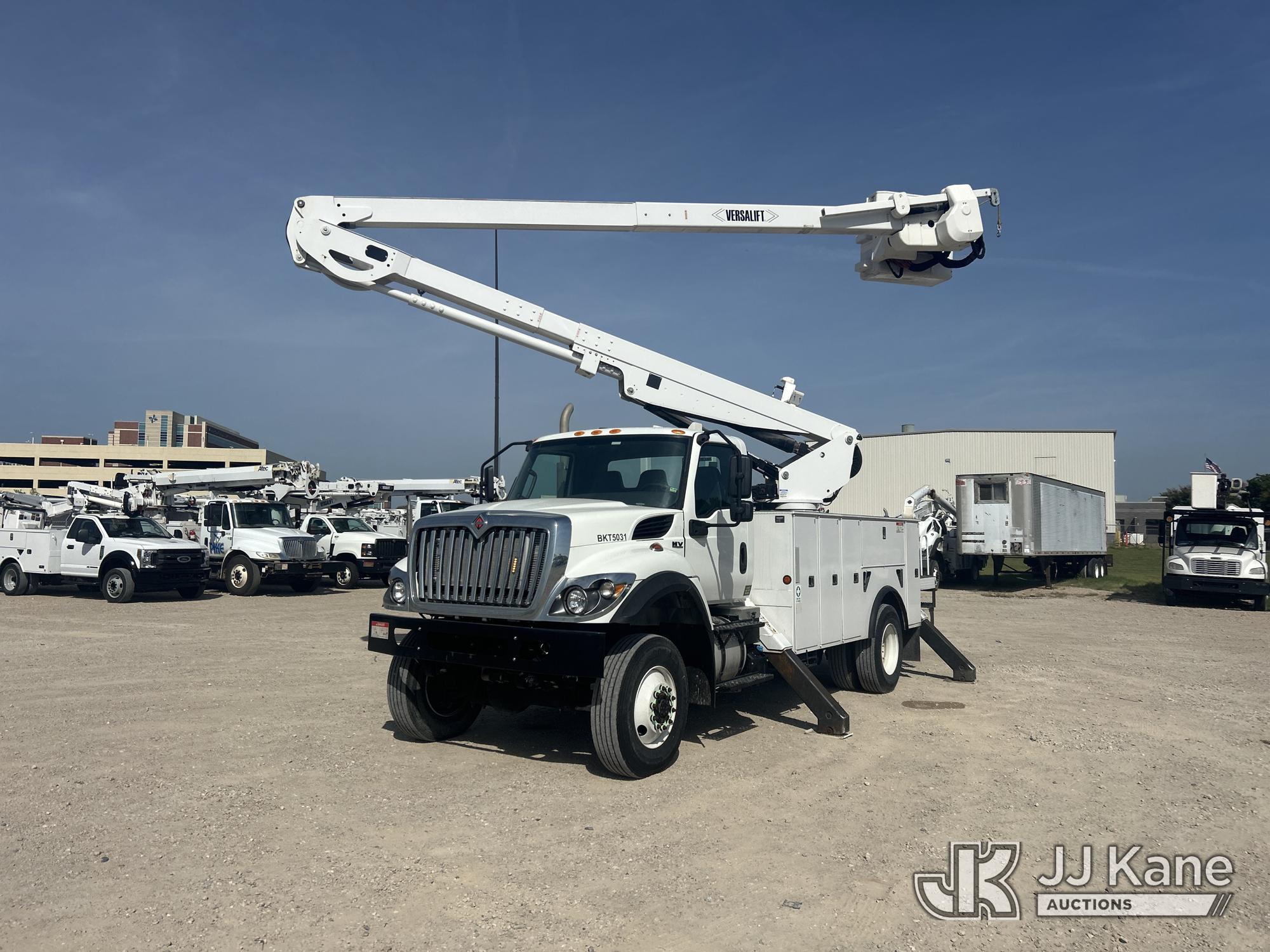 Versalift VN555MHI, Material Handling Bucket Truck rear mounted on 2022 International HV507 Utility Truck