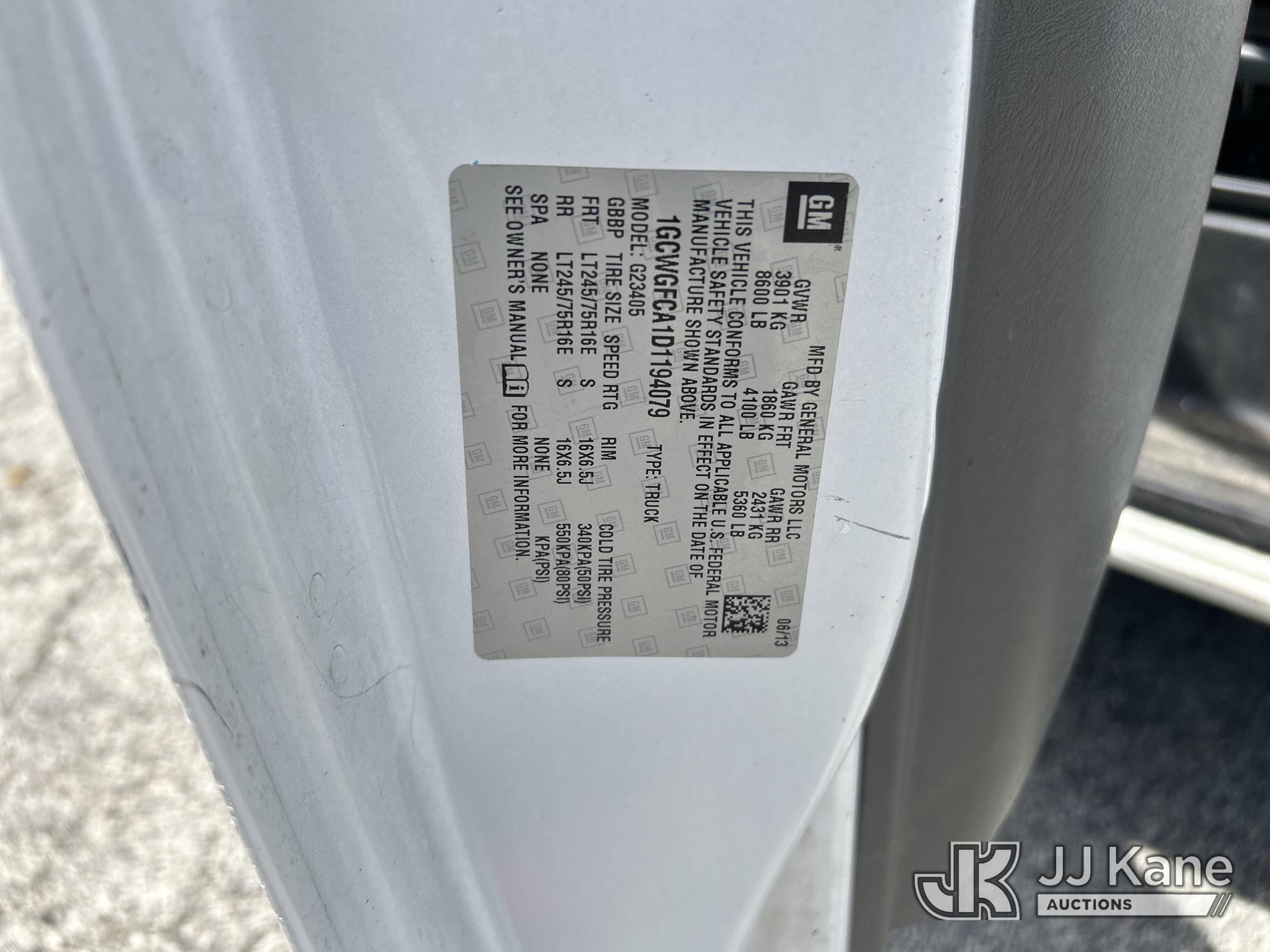 2013 Chevrolet Express G2500