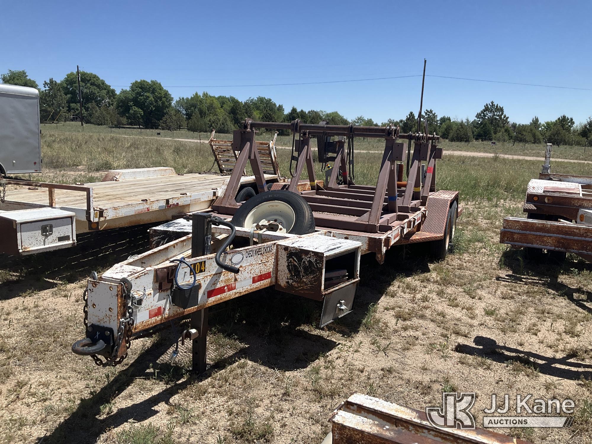 2000 Michael Manufacturing T/A 3-Position Reel/Material Trailer