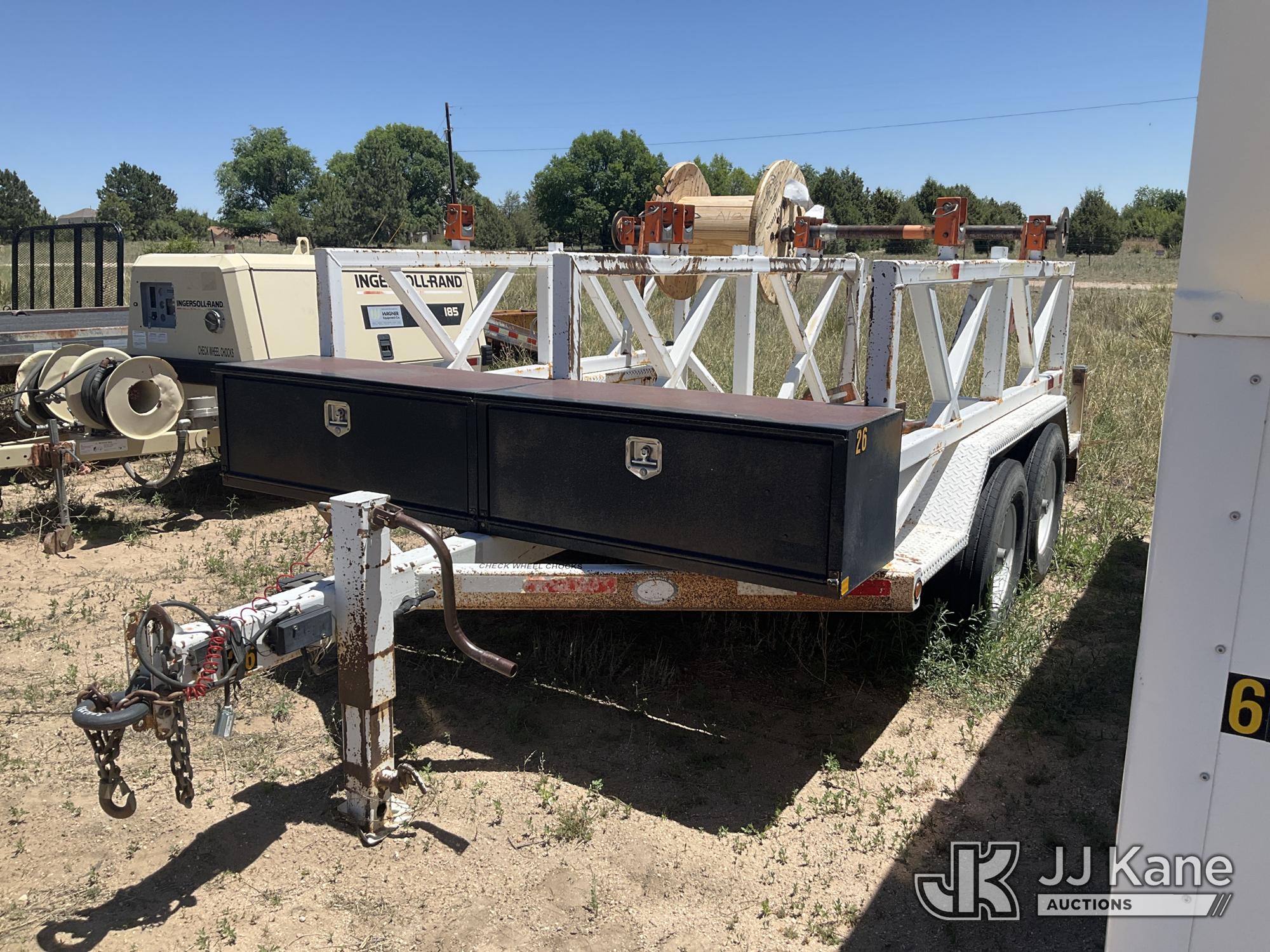 2000 Michael Manufacturing 2-Position T/A Reel Trailer