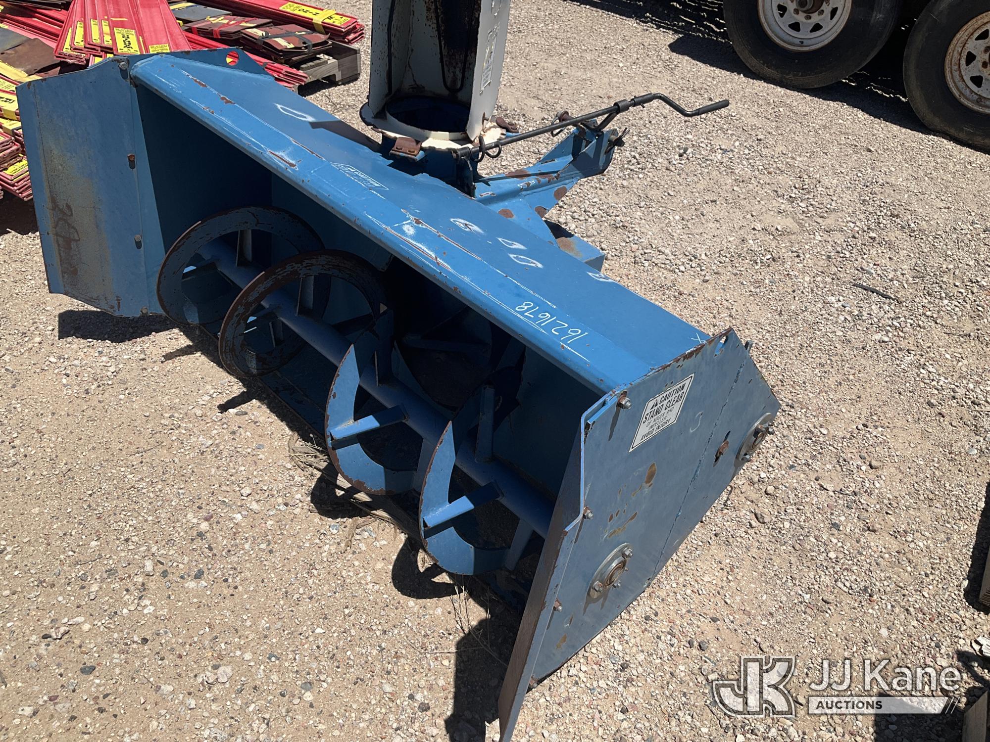 Snowmachines Corporation Series 0400 3 point hitch snow blower attachment for compact and utility tractors between 12-29 hp. Light weight