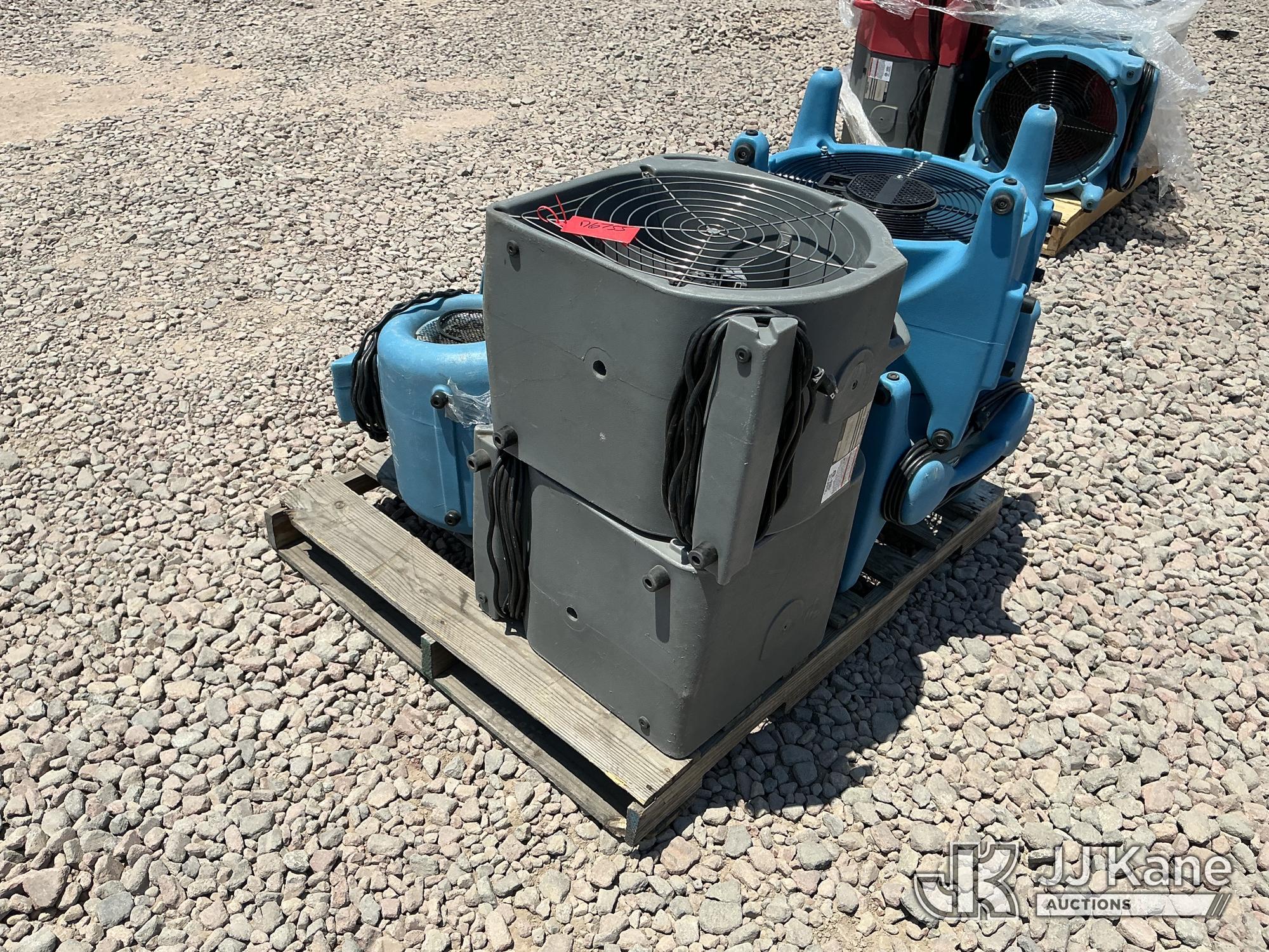 (6) Industrial Fans (Conditions Unknown)(Used) NOTE: This unit is being sold AS IS/WHERE IS via Timed Auction and is located in Dixon