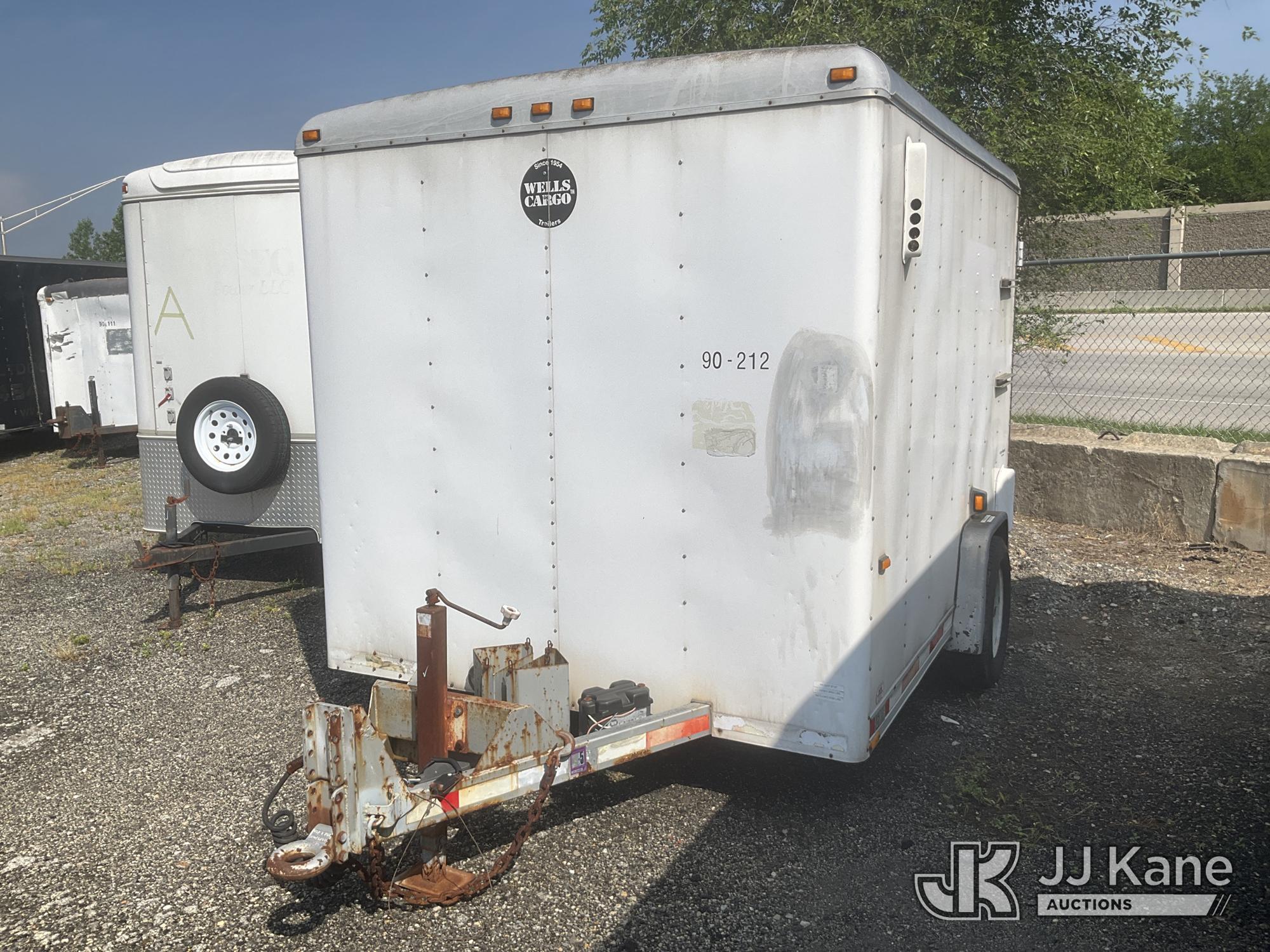 2002 Wells Cargo CW101 S/A Enclosed Cargo Trailer