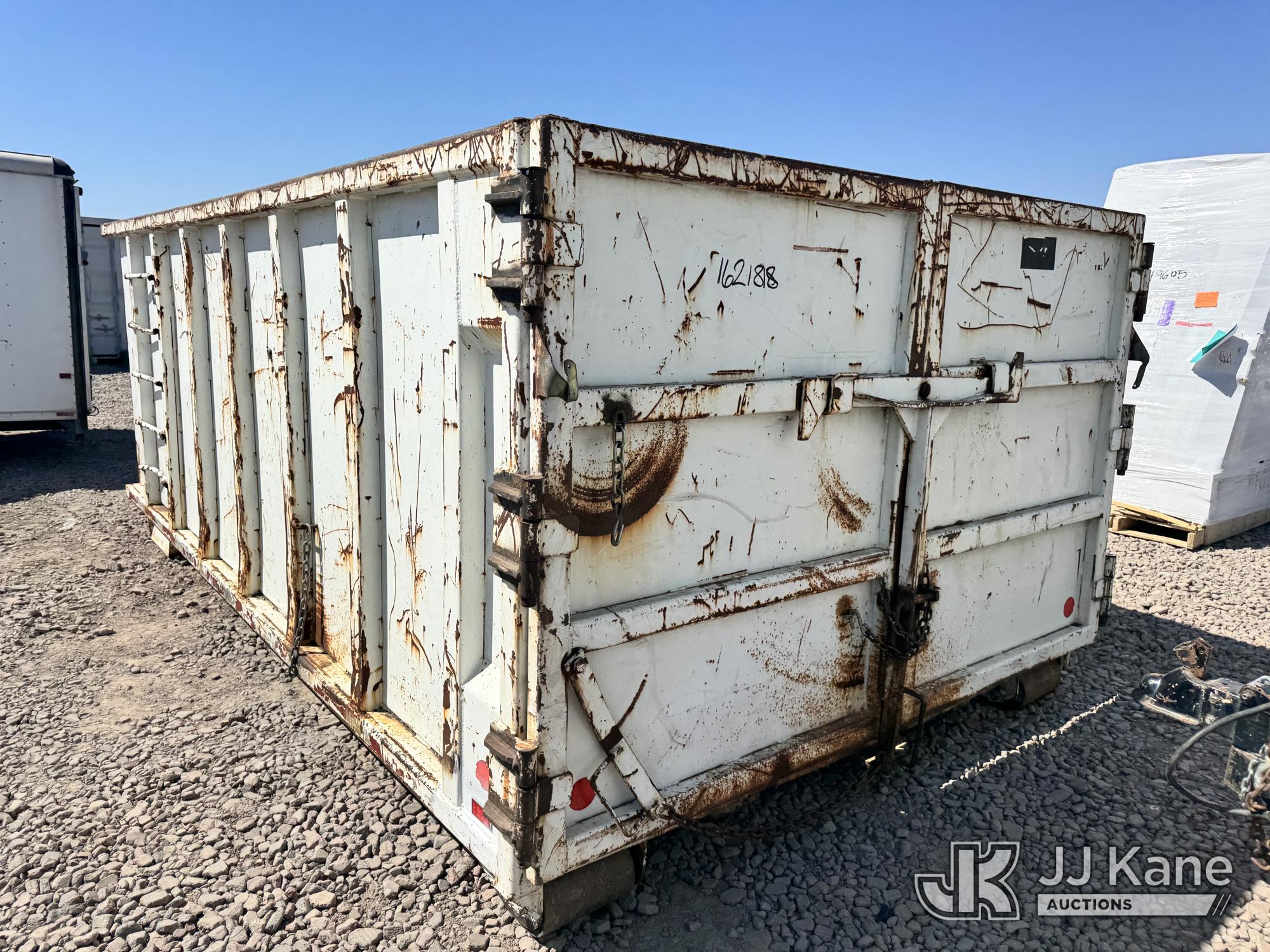 Roll-off-Dumpster Approx. 15 Cubic Yards (Used) NOTE: This unit is being sold AS IS/WHERE IS via Timed Auction and is located in Dixon