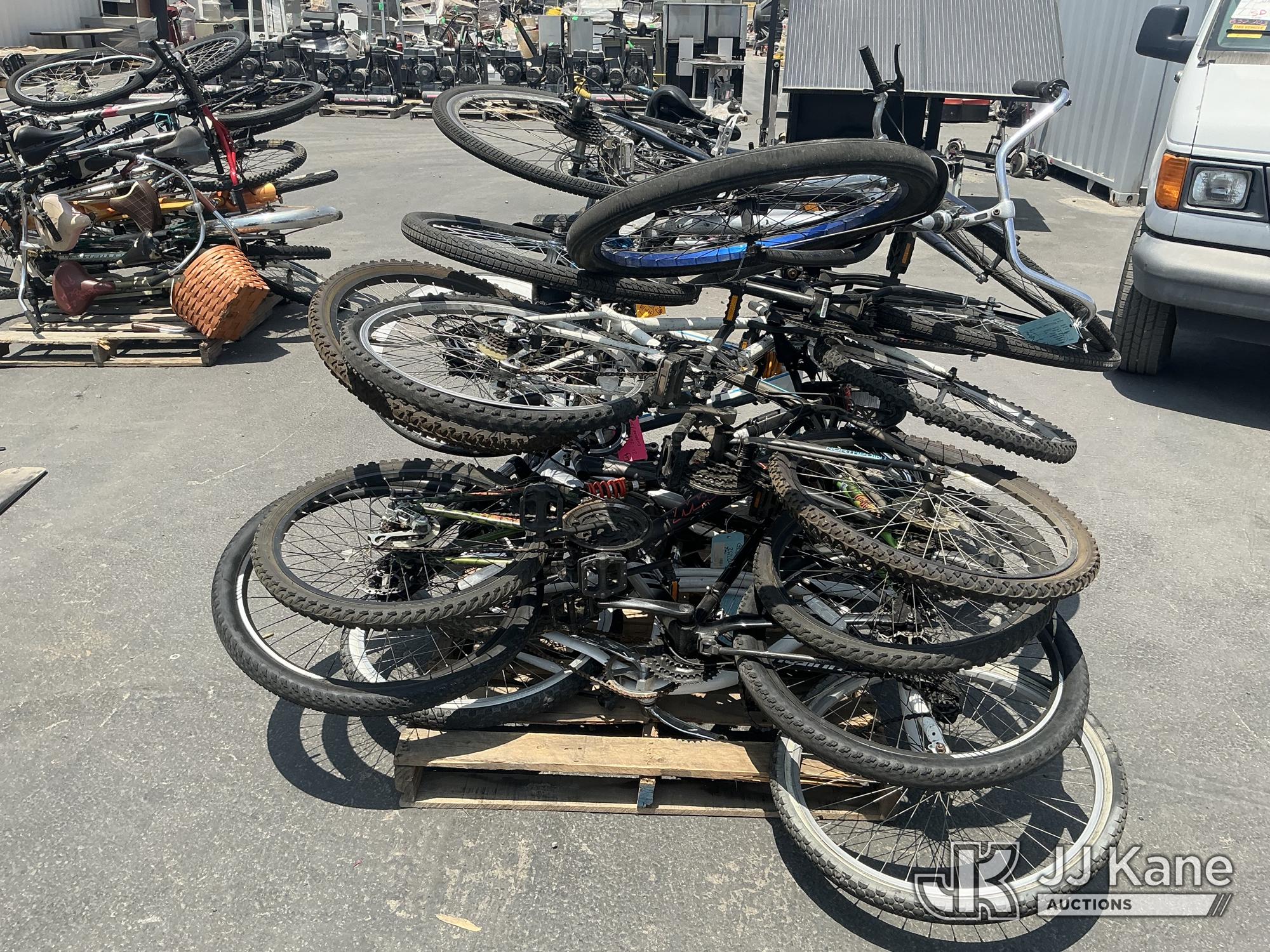 (1 Pallet) Bicycles (Used) NOTE: This unit is being sold AS IS/WHERE IS via Timed Auction and is located in Jurupa Valley
