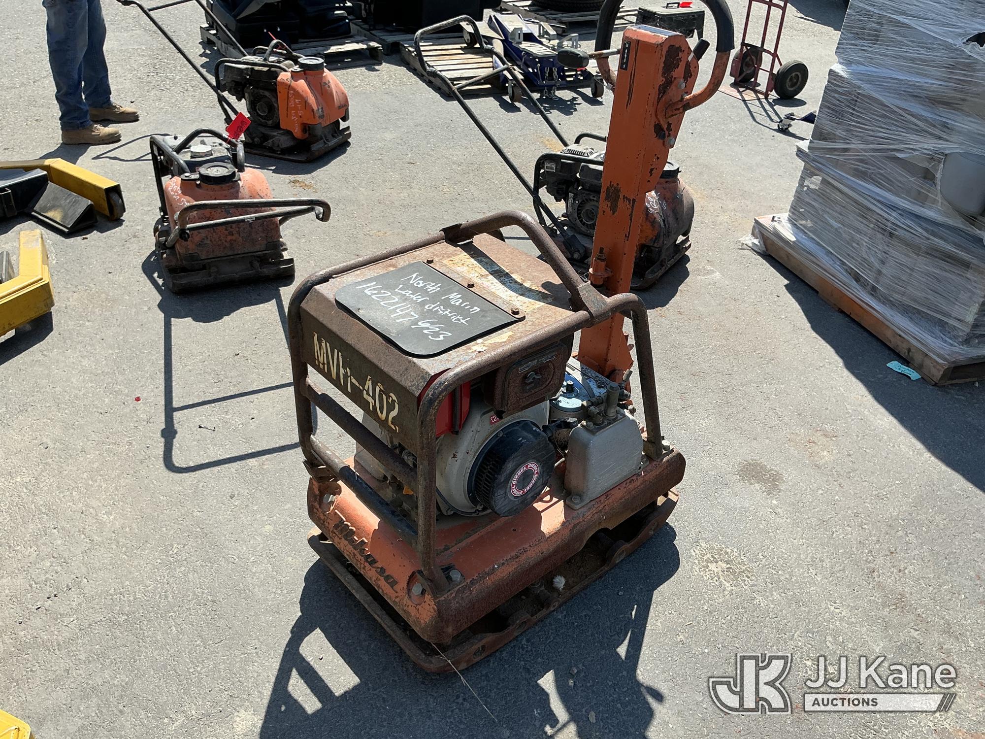 Yanmar Mikasa MVH-402DSB Plate Compactor (Not Running)(Conditions Unknown ) NOTE: This unit is being sold AS IS/WHERE IS via Timed Auction and is located in Dixon
