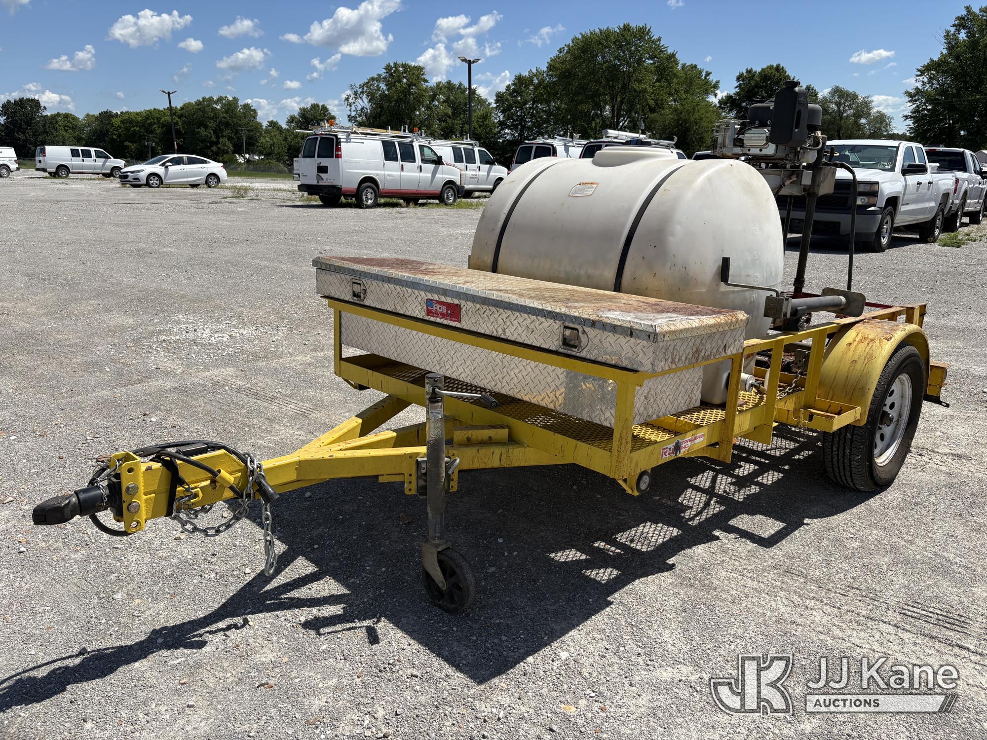 2022 R&J Trailers, Inc Utility 5x8 S/A Tagalong Utility Trailer, Gas-powered Pavement/Concrete Drill