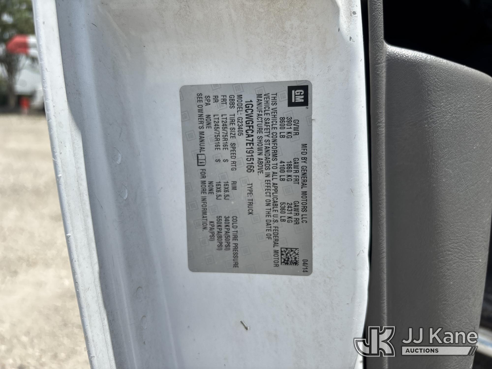 2014 Chevrolet Express G2500