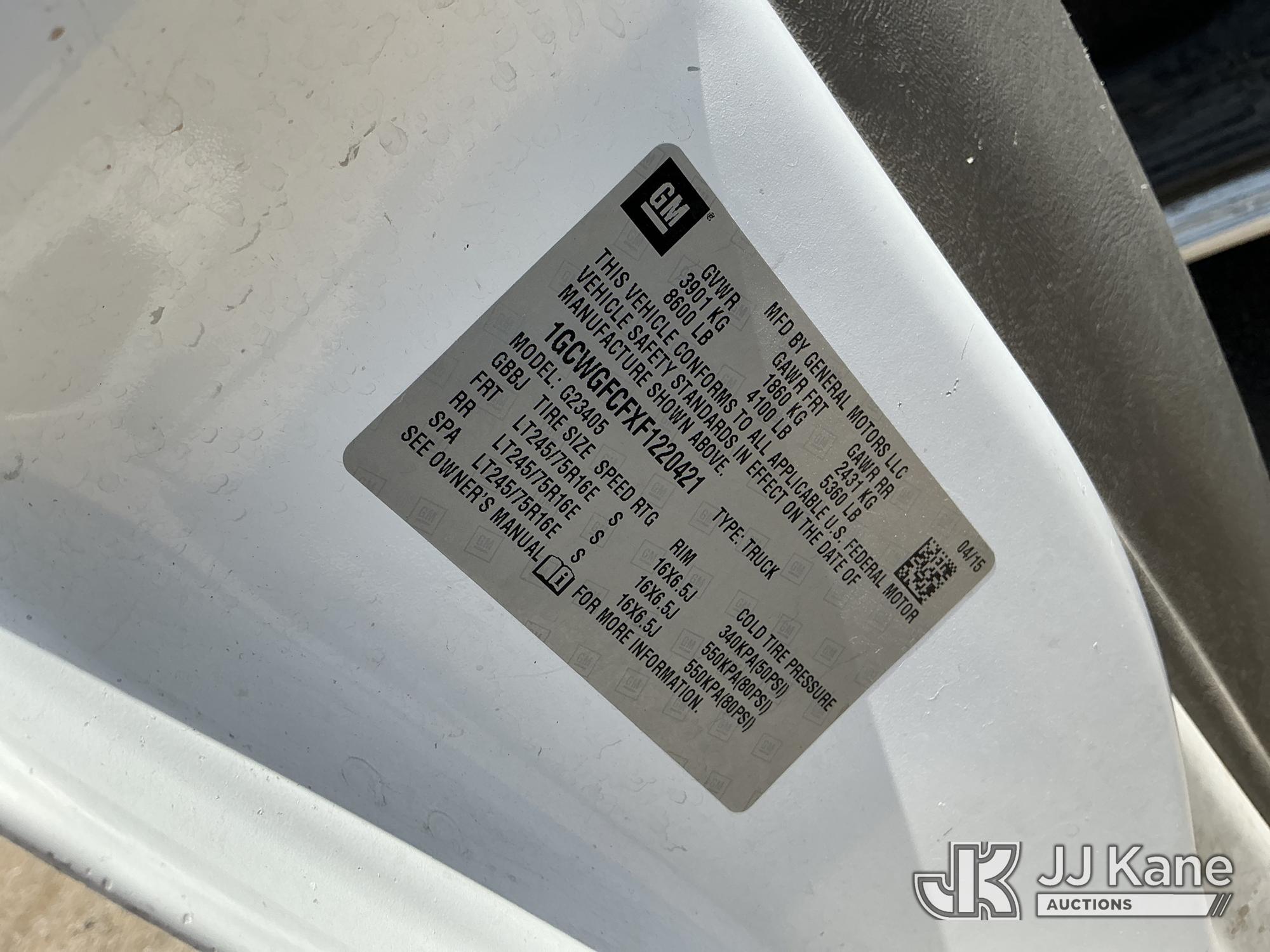 2015 Chevrolet Express G2500