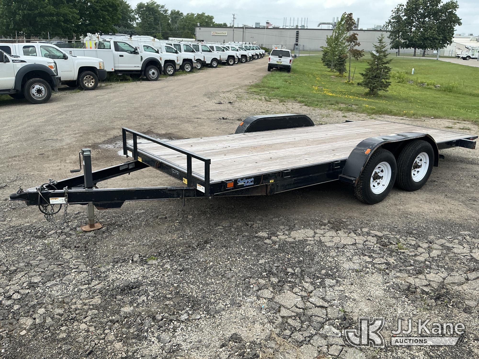 2012 Red Oak MFG T/A Tilt Deck Tagalong Equipment Trailer