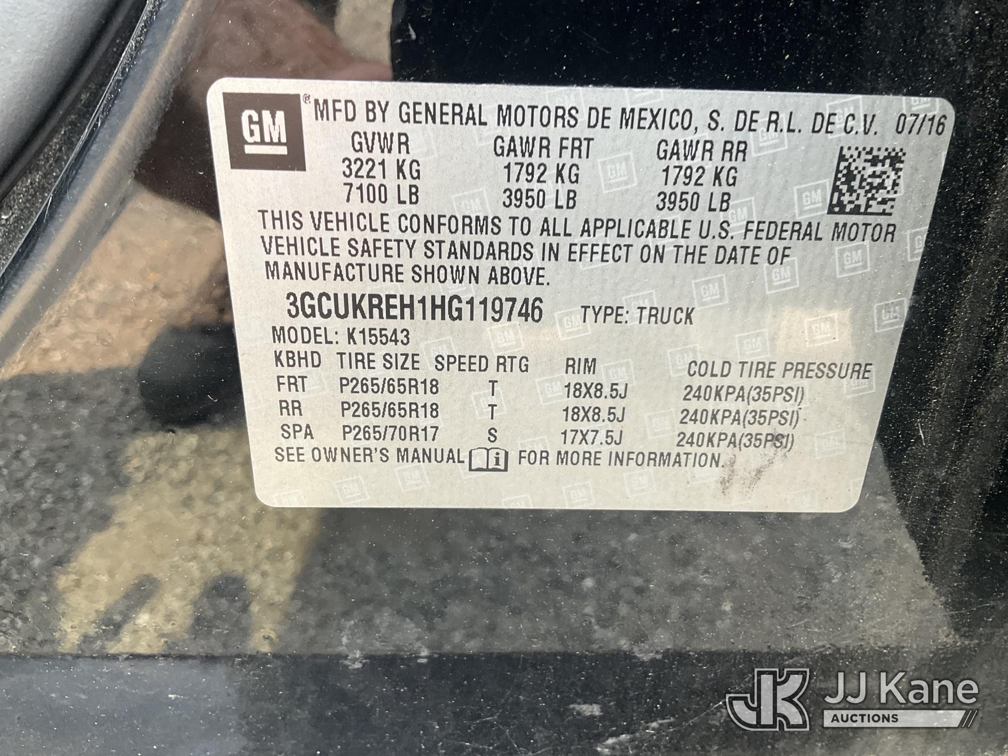 2017 Chevrolet Silverado 1500 4x4