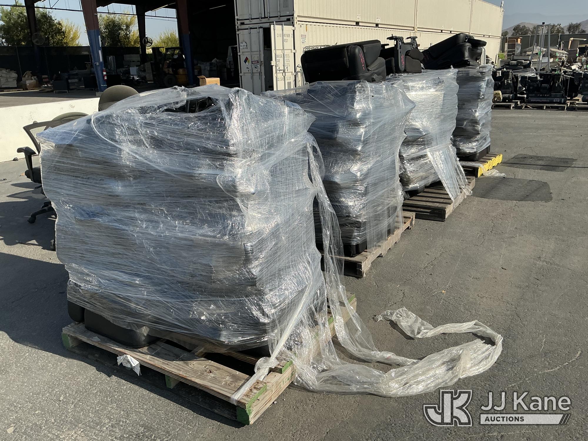 (4 Pallets) Car Interior Seats (Used) NOTE: This unit is being sold AS IS/WHERE IS via Timed Auction and is located in Jurupa Valley