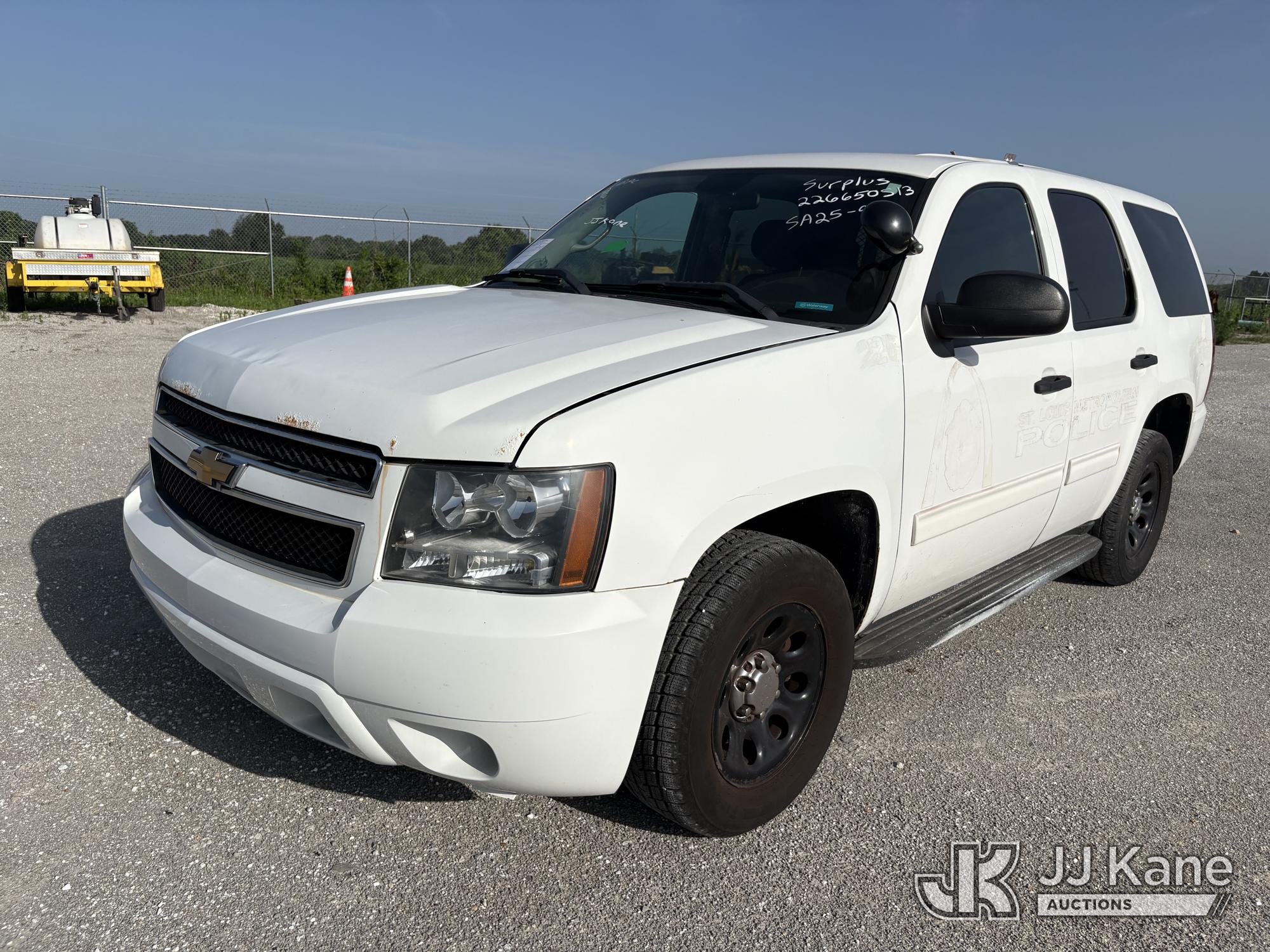 2013 Chevrolet Tahoe Police 4-Door Sport Utility Vehicle