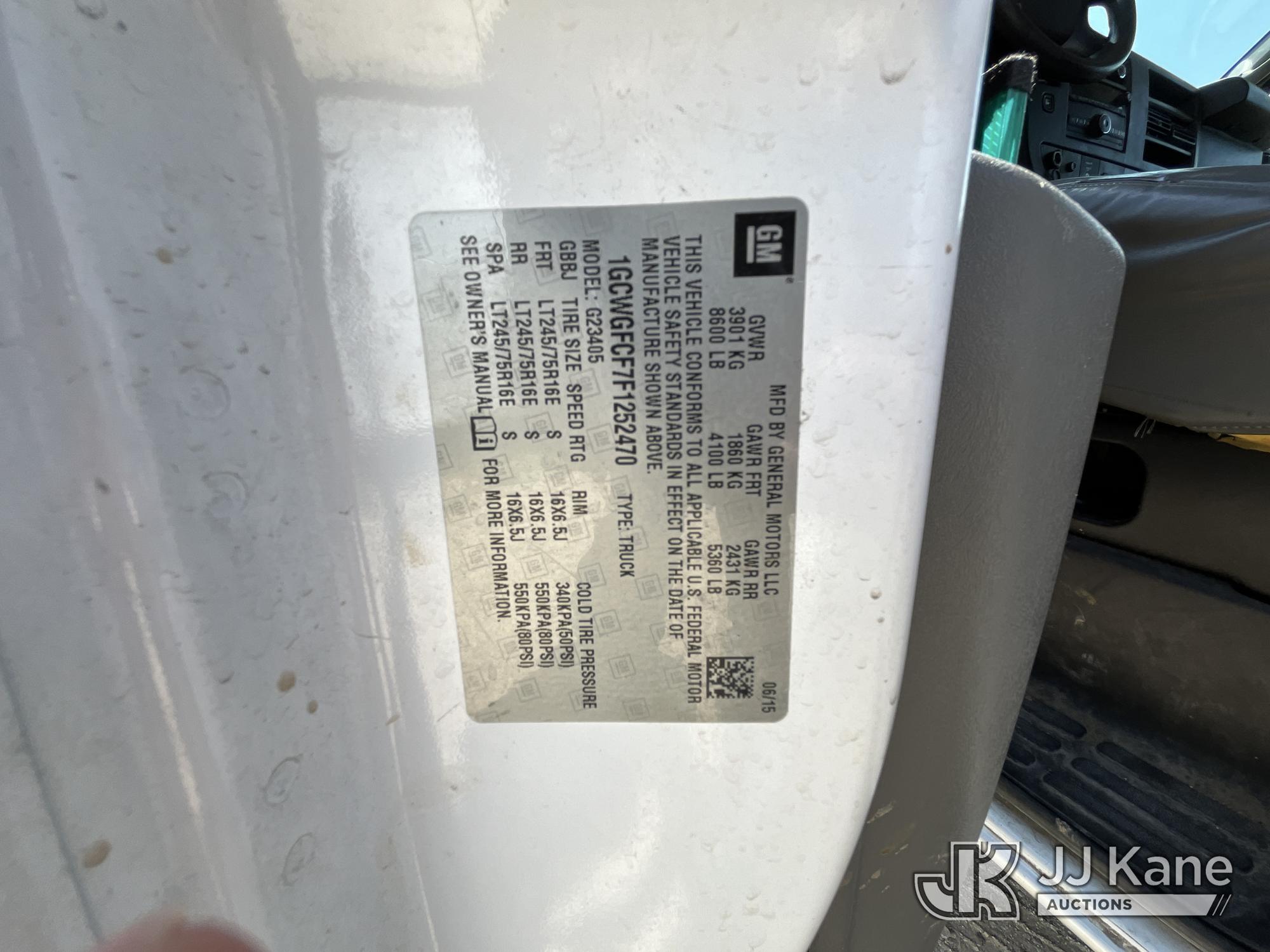 2015 Chevrolet EXPRESS 2500