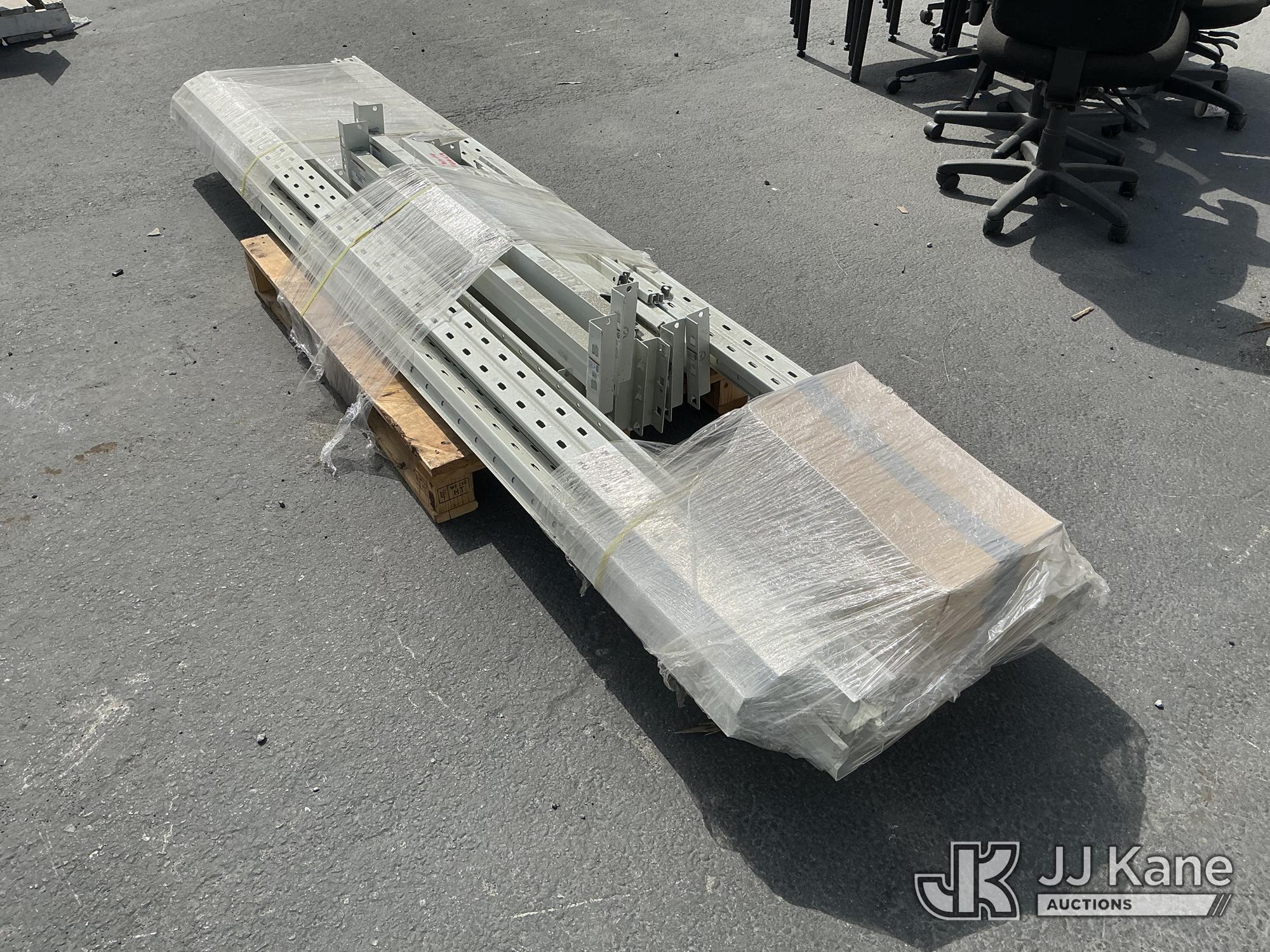 Pallet of Vertical Shelving post (Used) NOTE: This unit is being sold AS IS/WHERE IS via Timed Auction and is located in Jurupa Valley