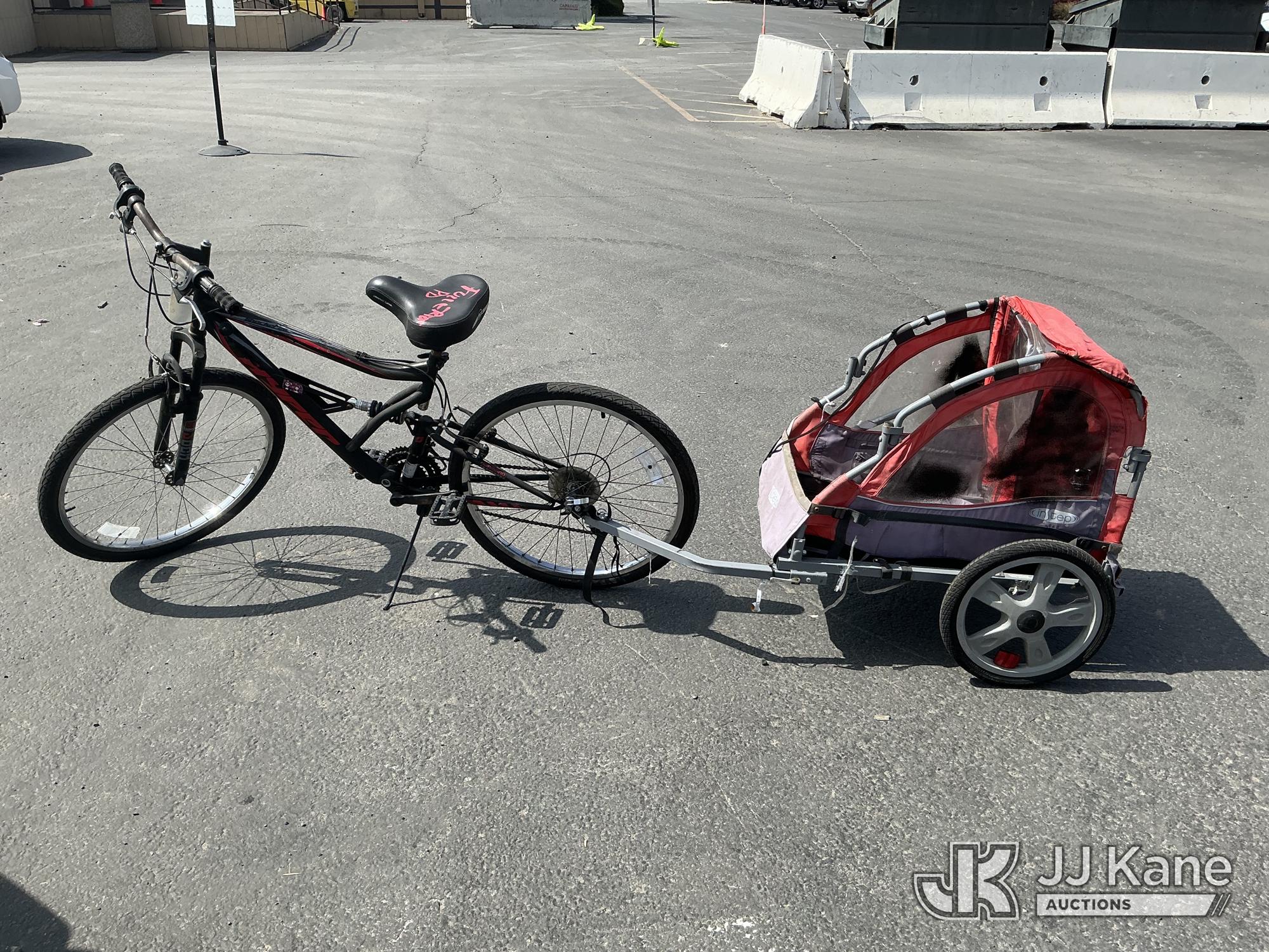 Bike with wagon (Used) NOTE: This unit is being sold AS IS/WHERE IS via Timed Auction and is located in Jurupa Valley