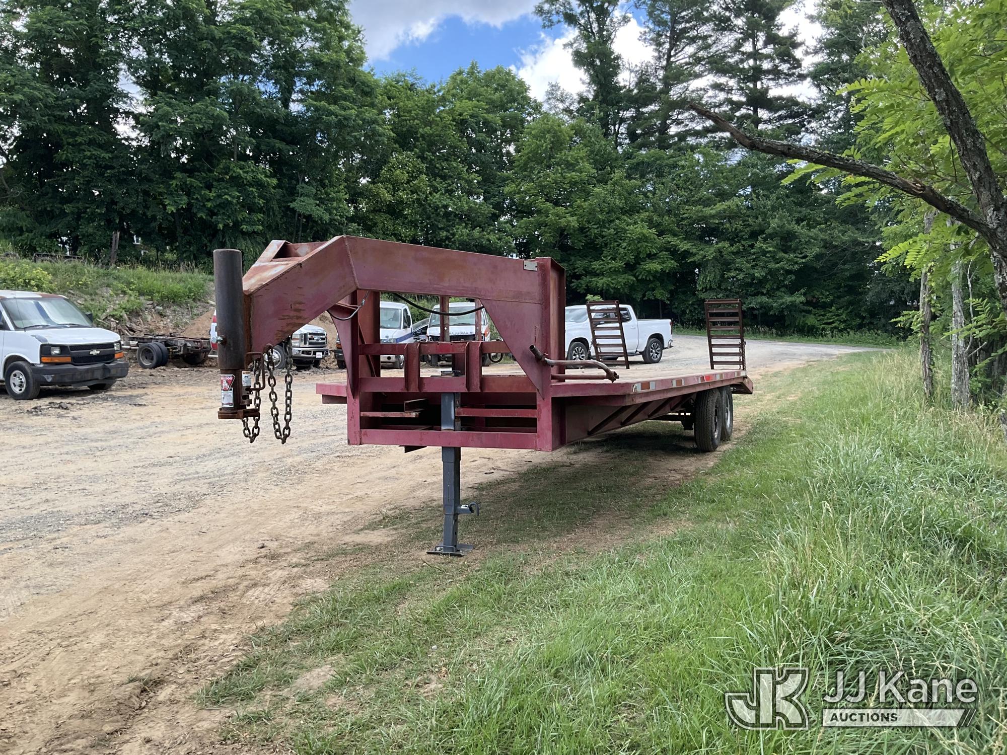 1979 Duncan T/A Goose Neck Equipment Trailer